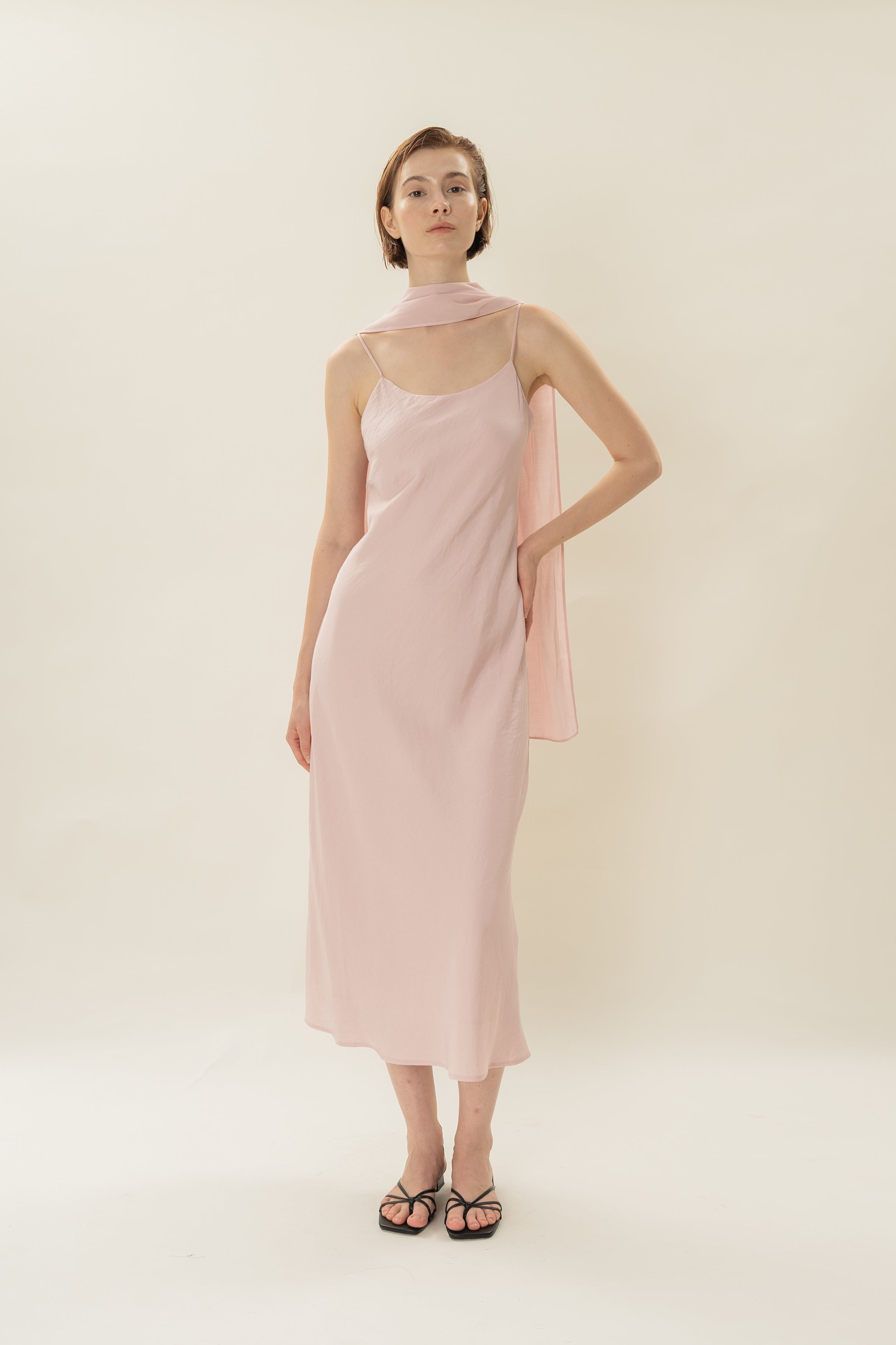 Classic Cami Dress in Petal Pink