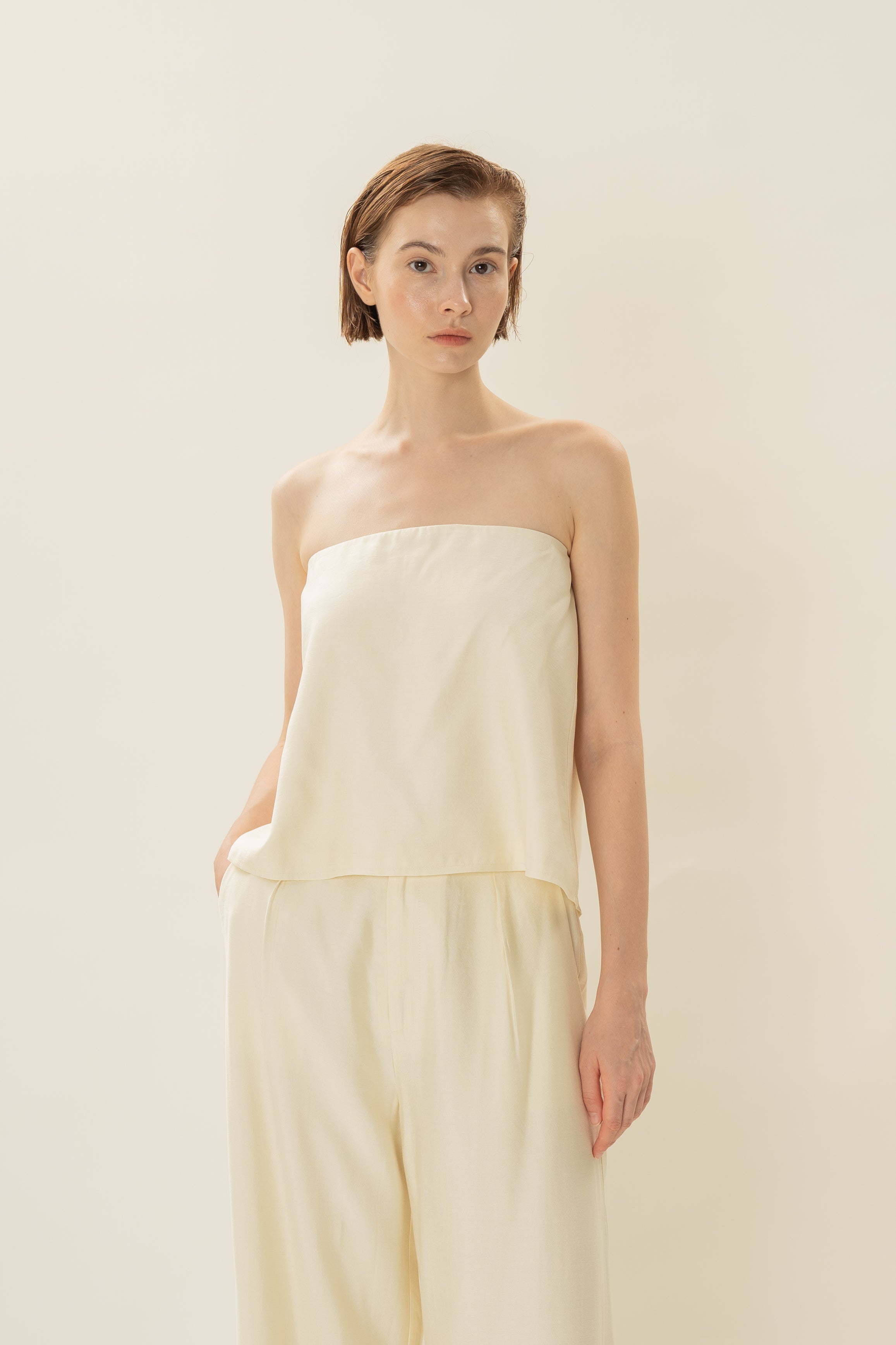 Bandeau Top in Natural