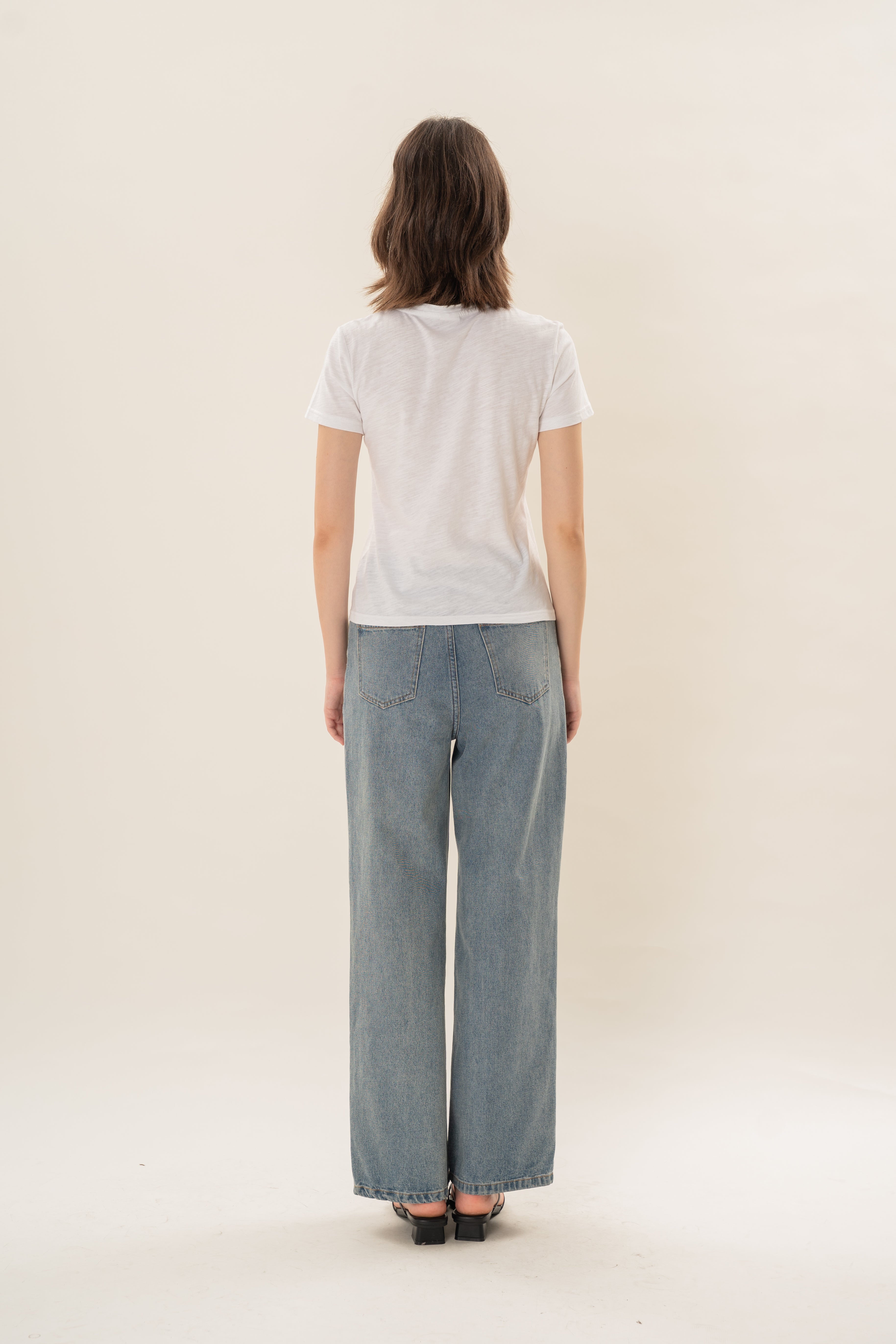 Soft Fitted Tee in White