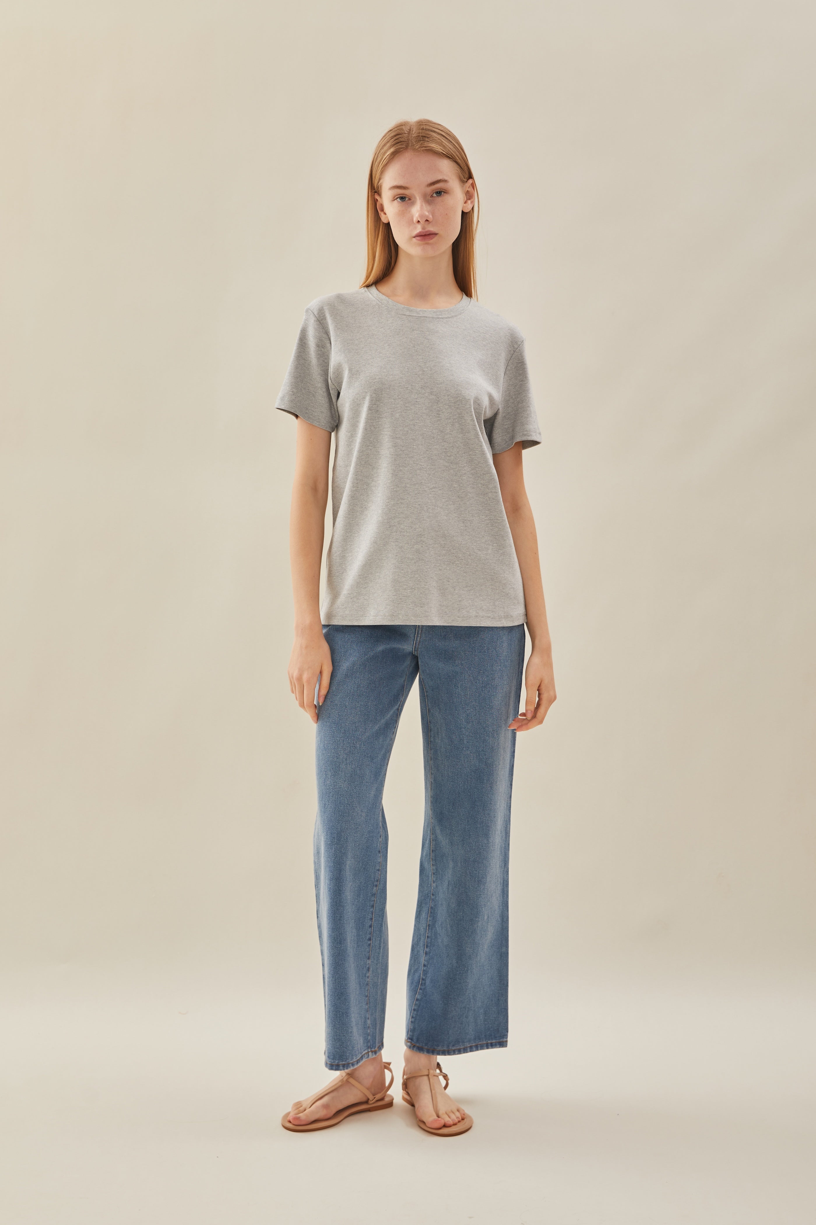 Box Cut Tee in Heather (N°.05)