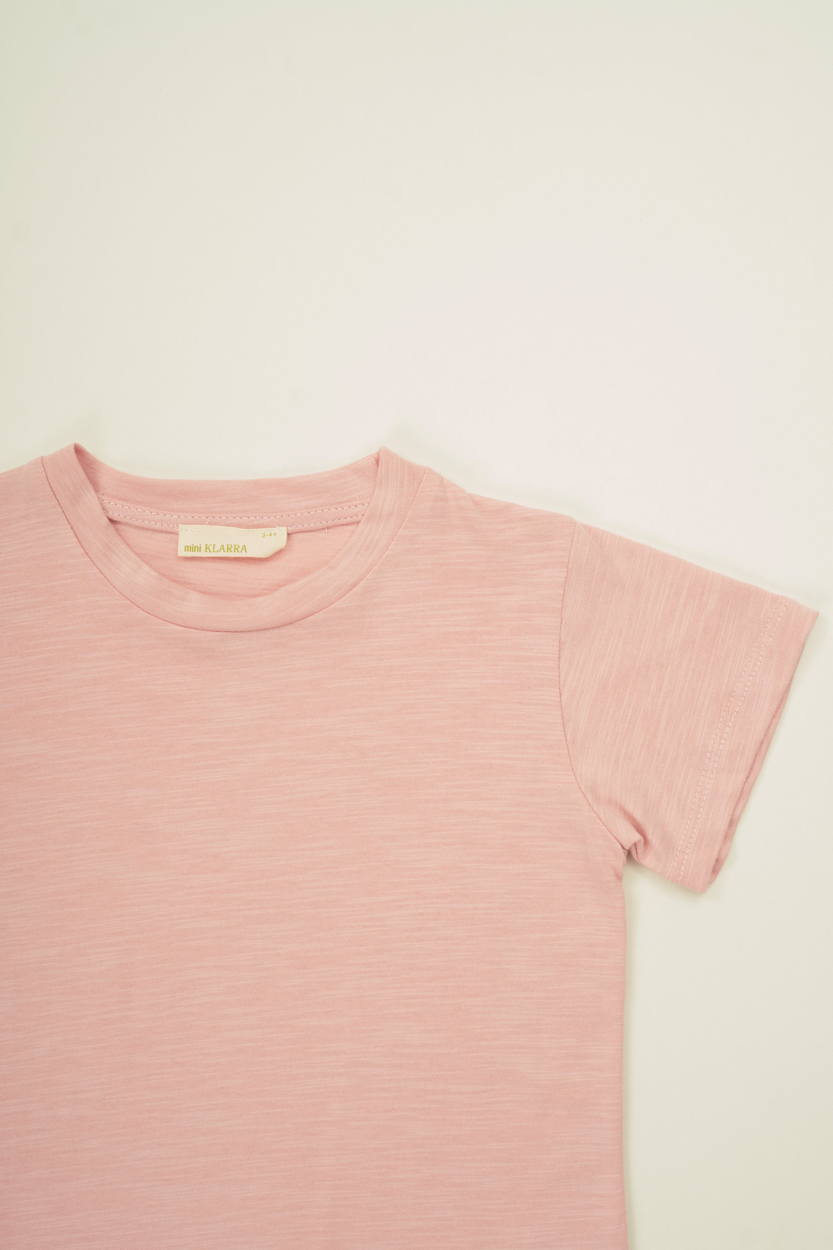 Mini Soft Short Sleeve Tee in Petal Pink