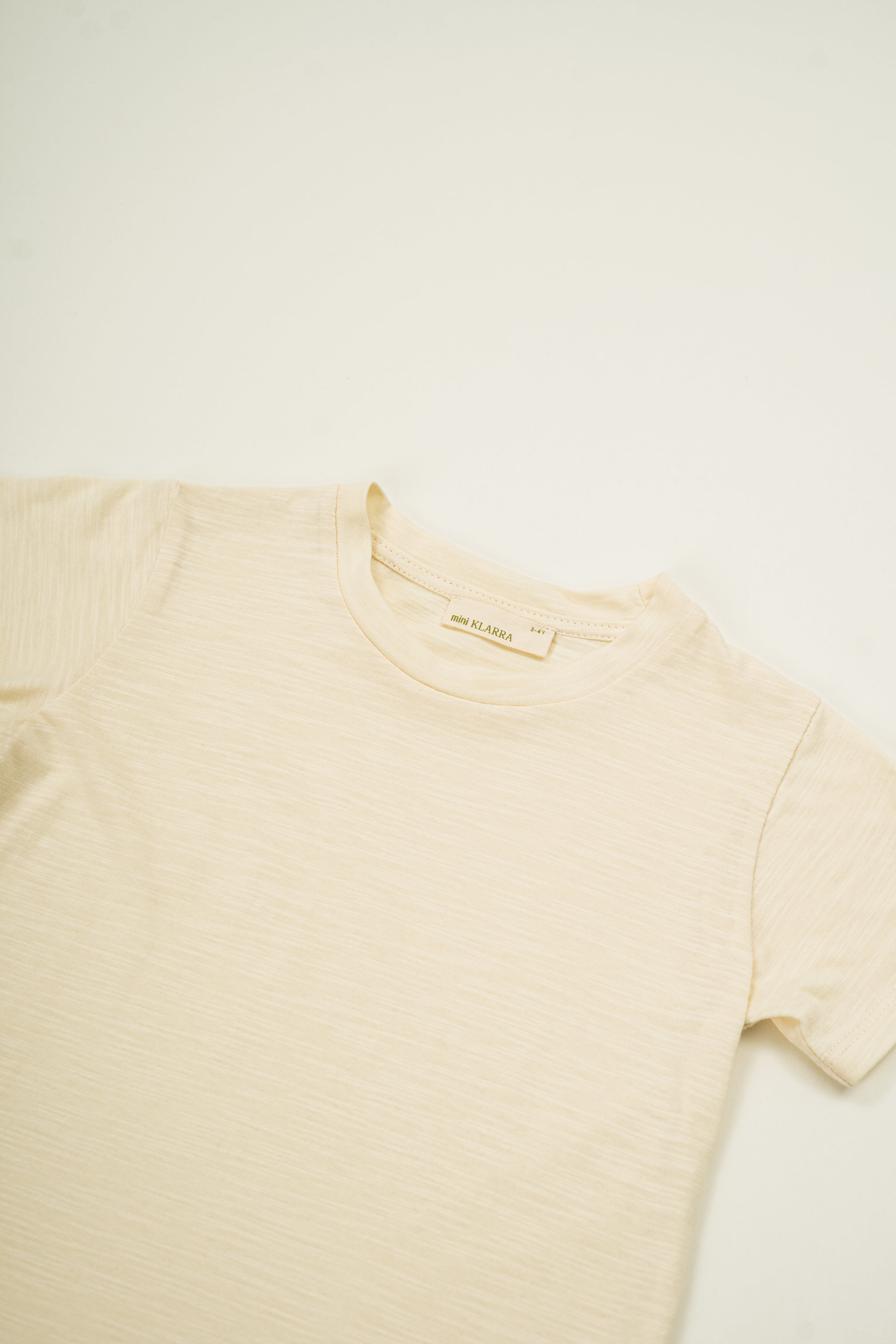 Mini Soft Short Sleeve Tee in Natural