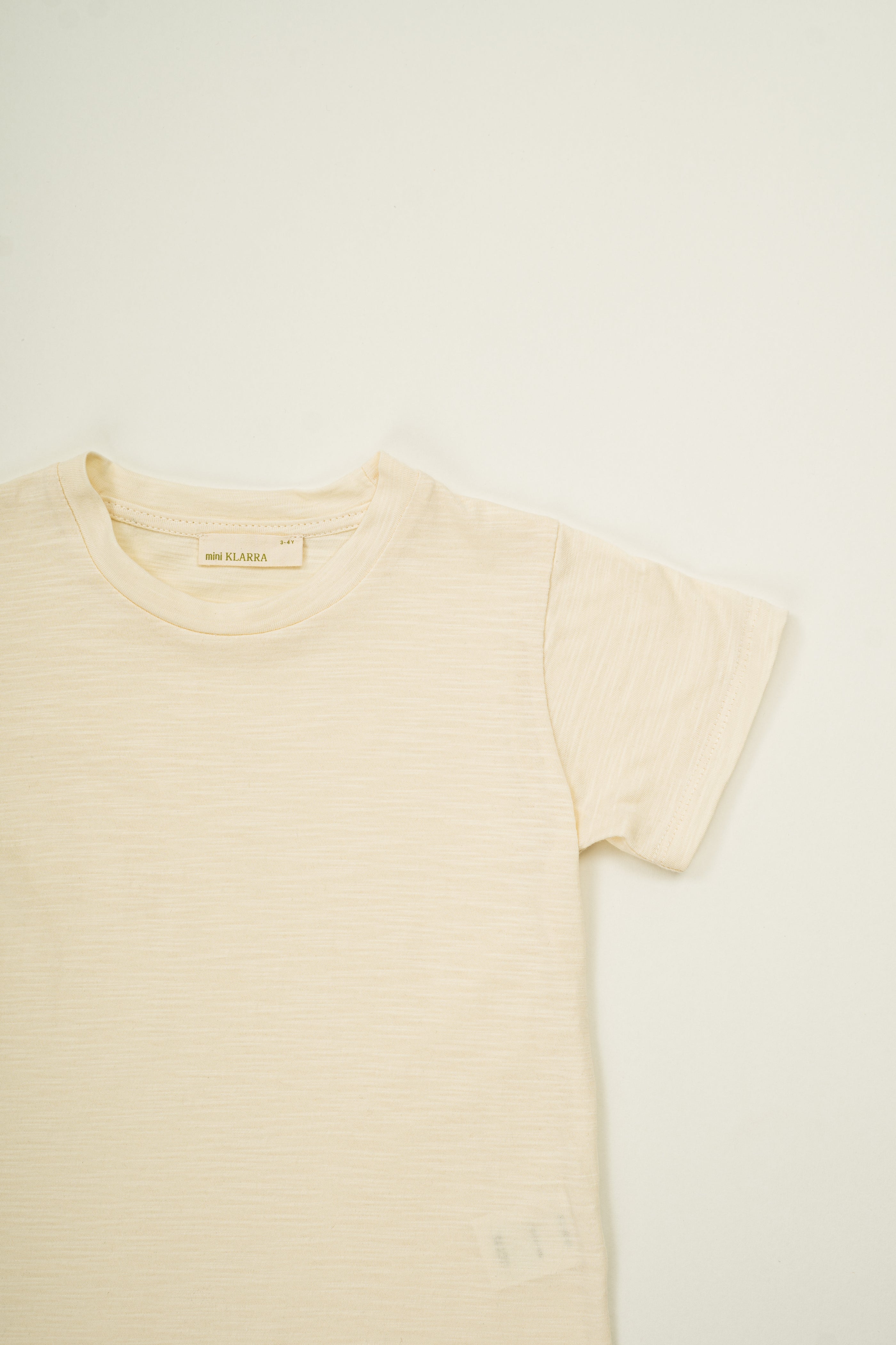 Mini Soft Short Sleeve Tee in Natural