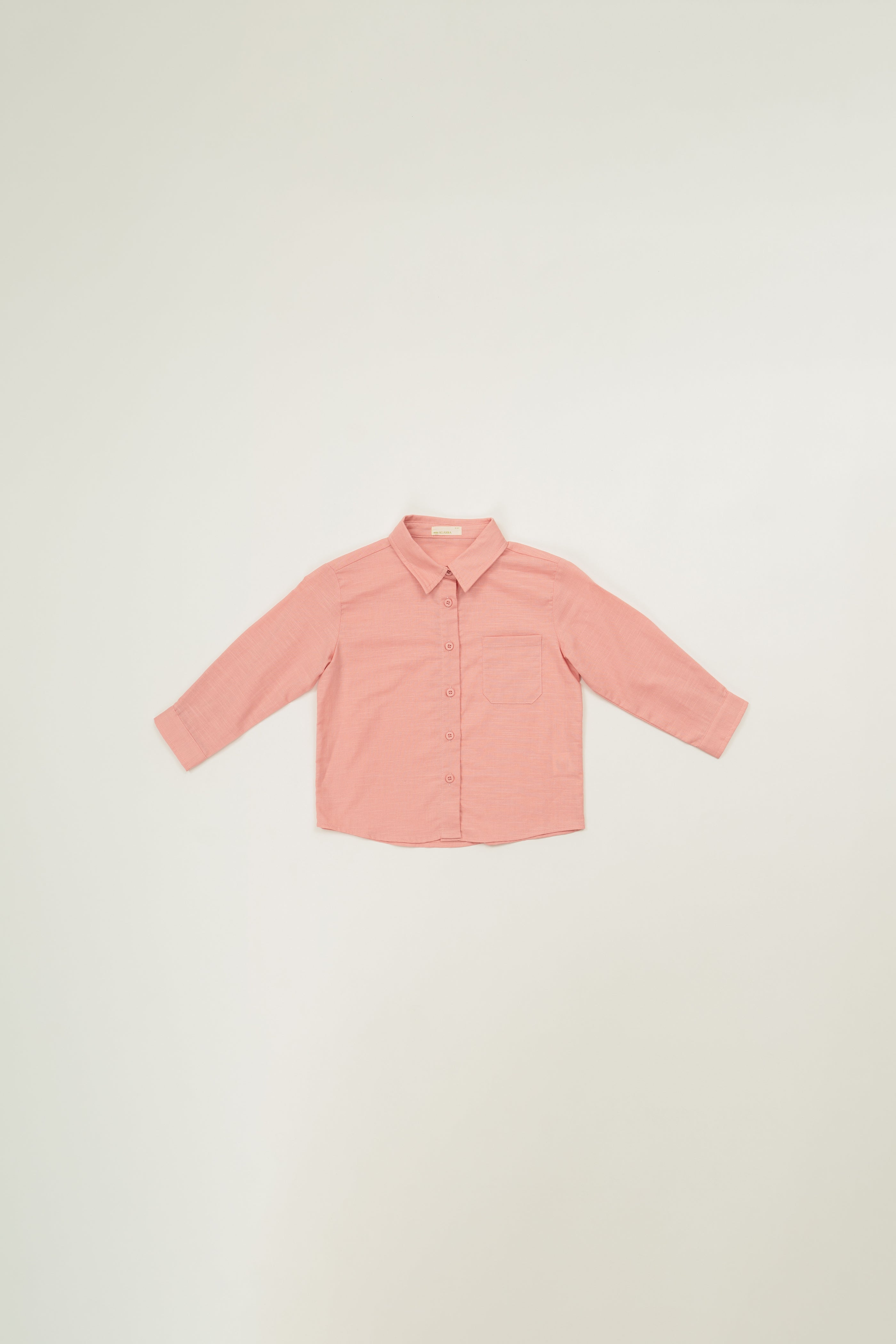 Mini Boy's Long Sleeved Shirt in Pink (Coming soon)