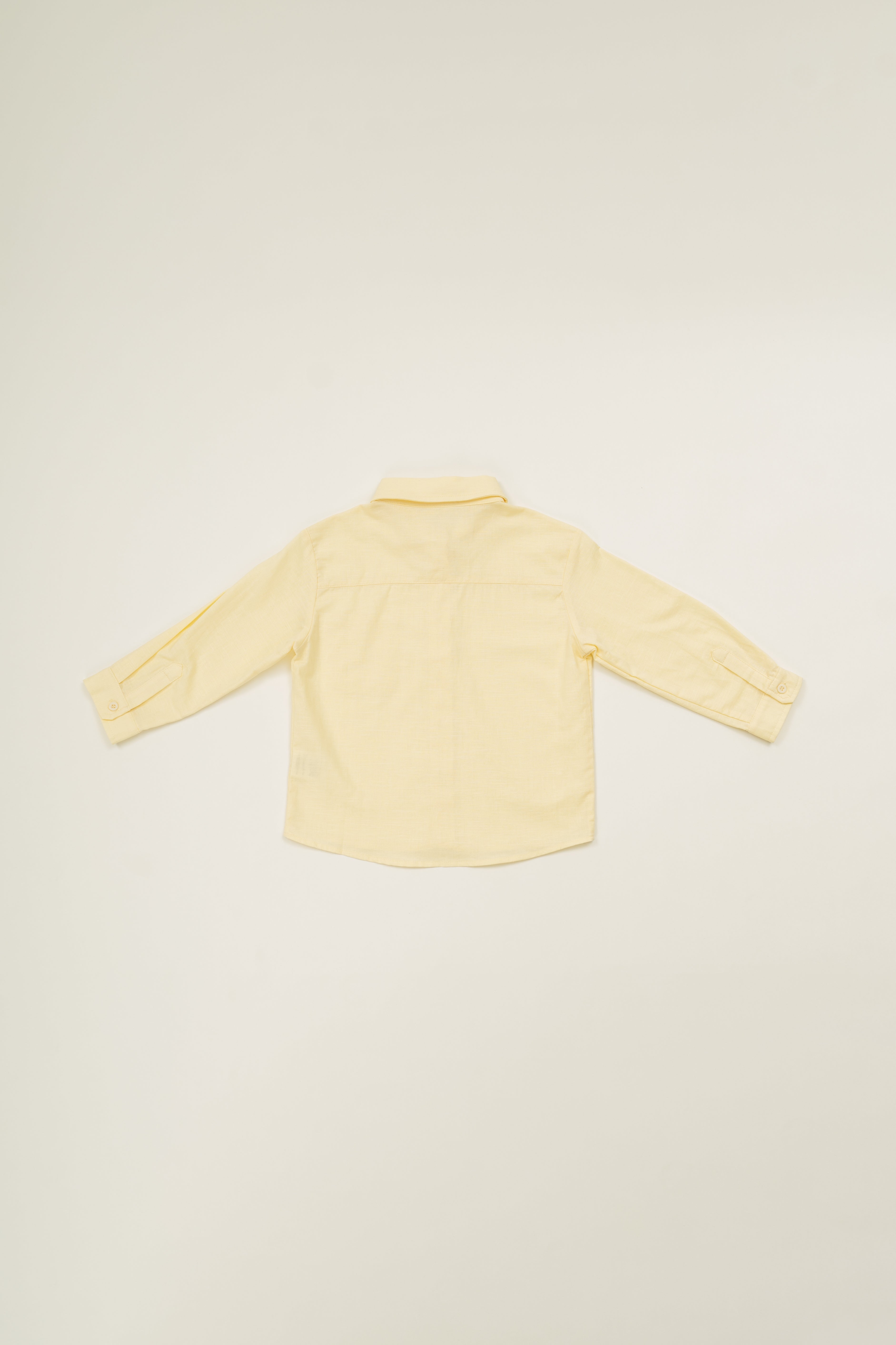 Mini Boy's Long Sleeved Shirt in Eggnog