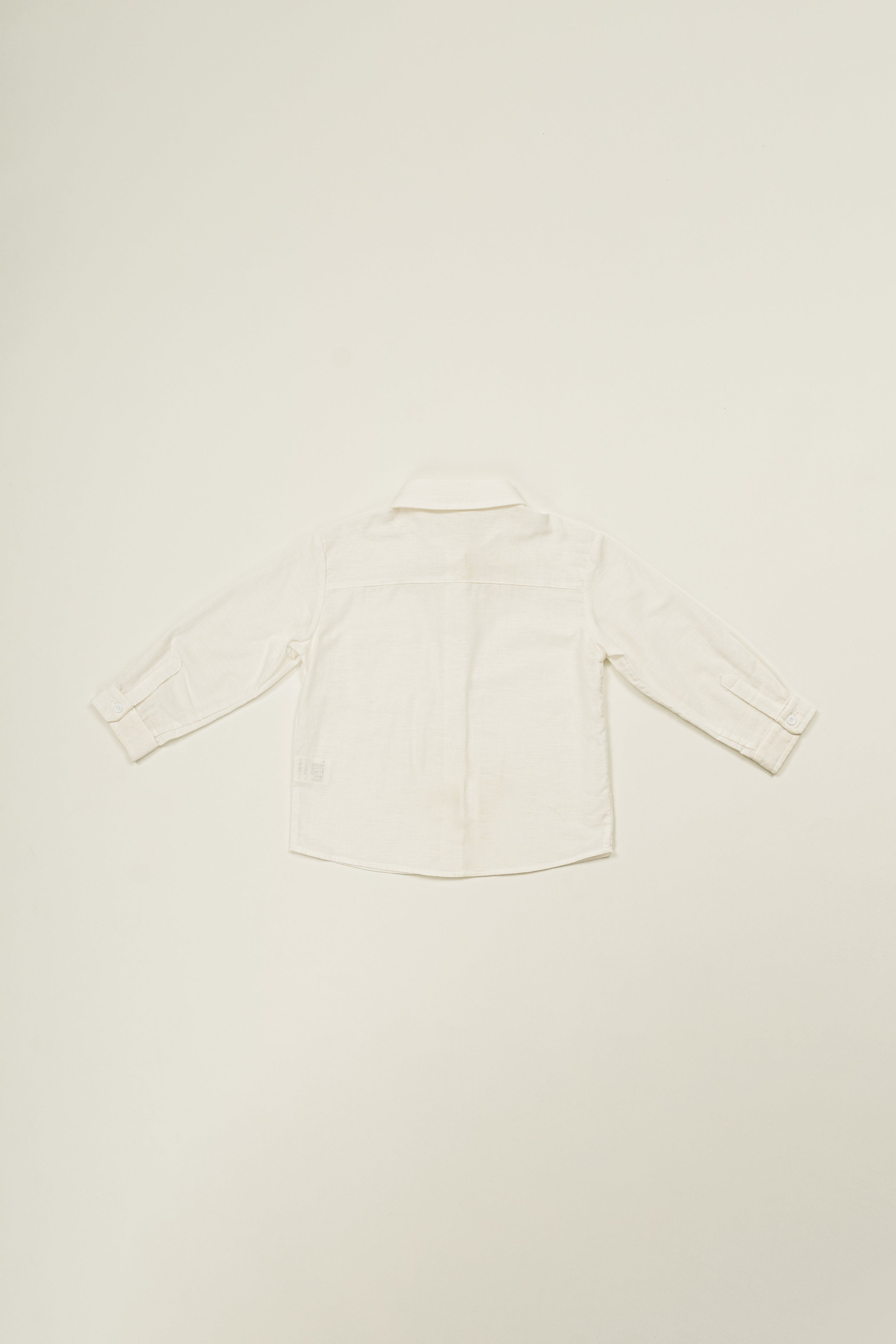 Mini Boy's Long Sleeved Shirt in White (Coming soon)