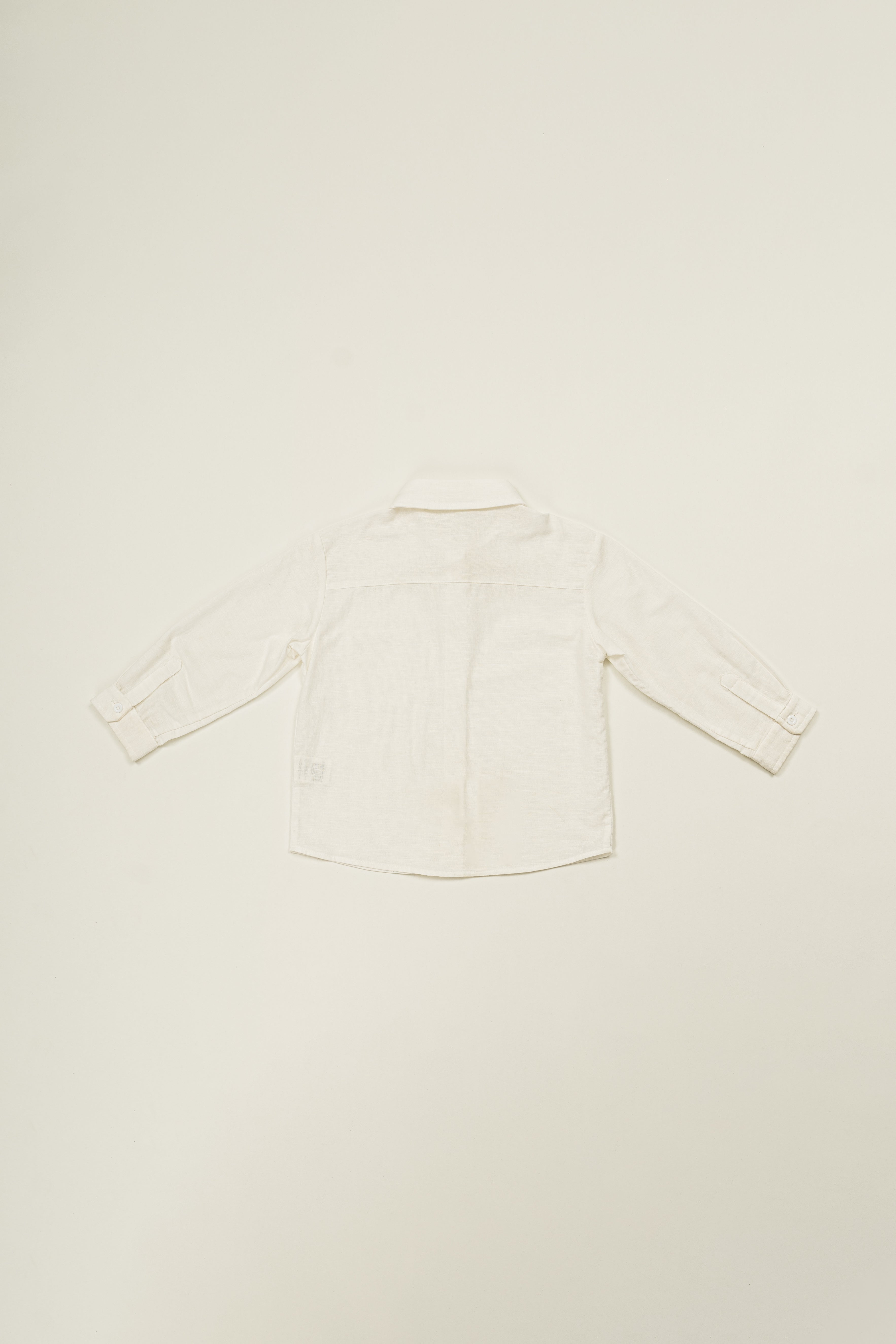 Mini Boy's Long Sleeved Shirt in White