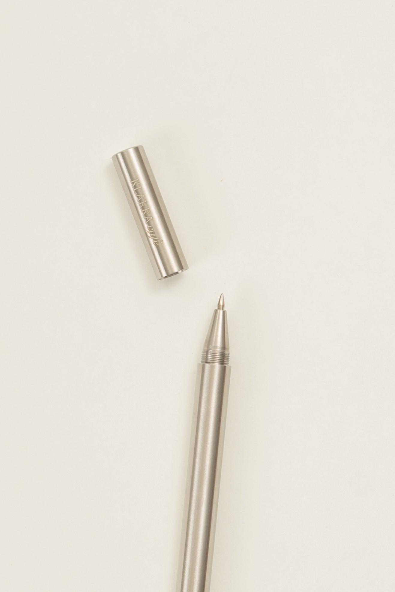 Klarra Cafe Pen in Silver