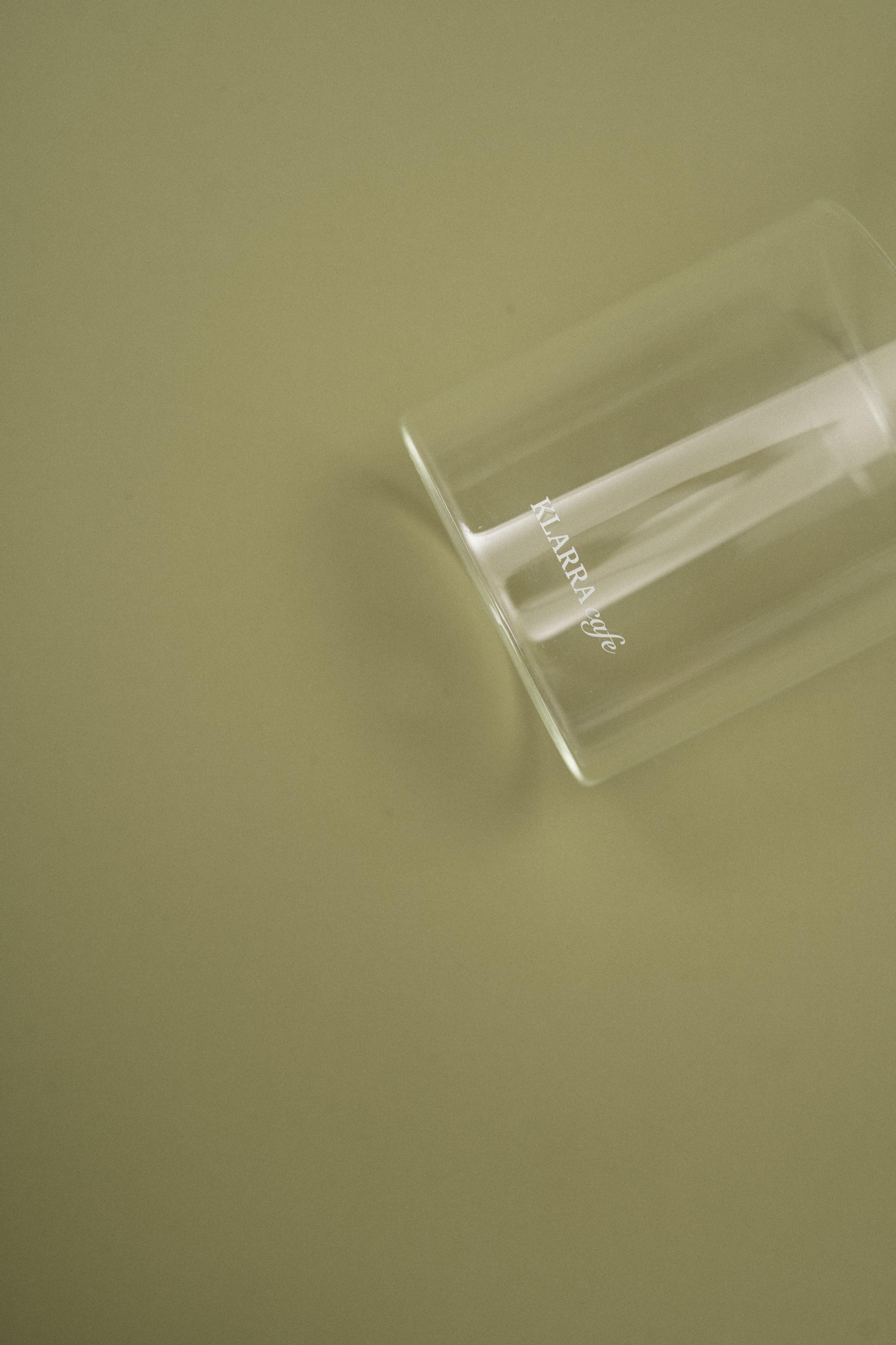 Klarra Cafe Glass in White