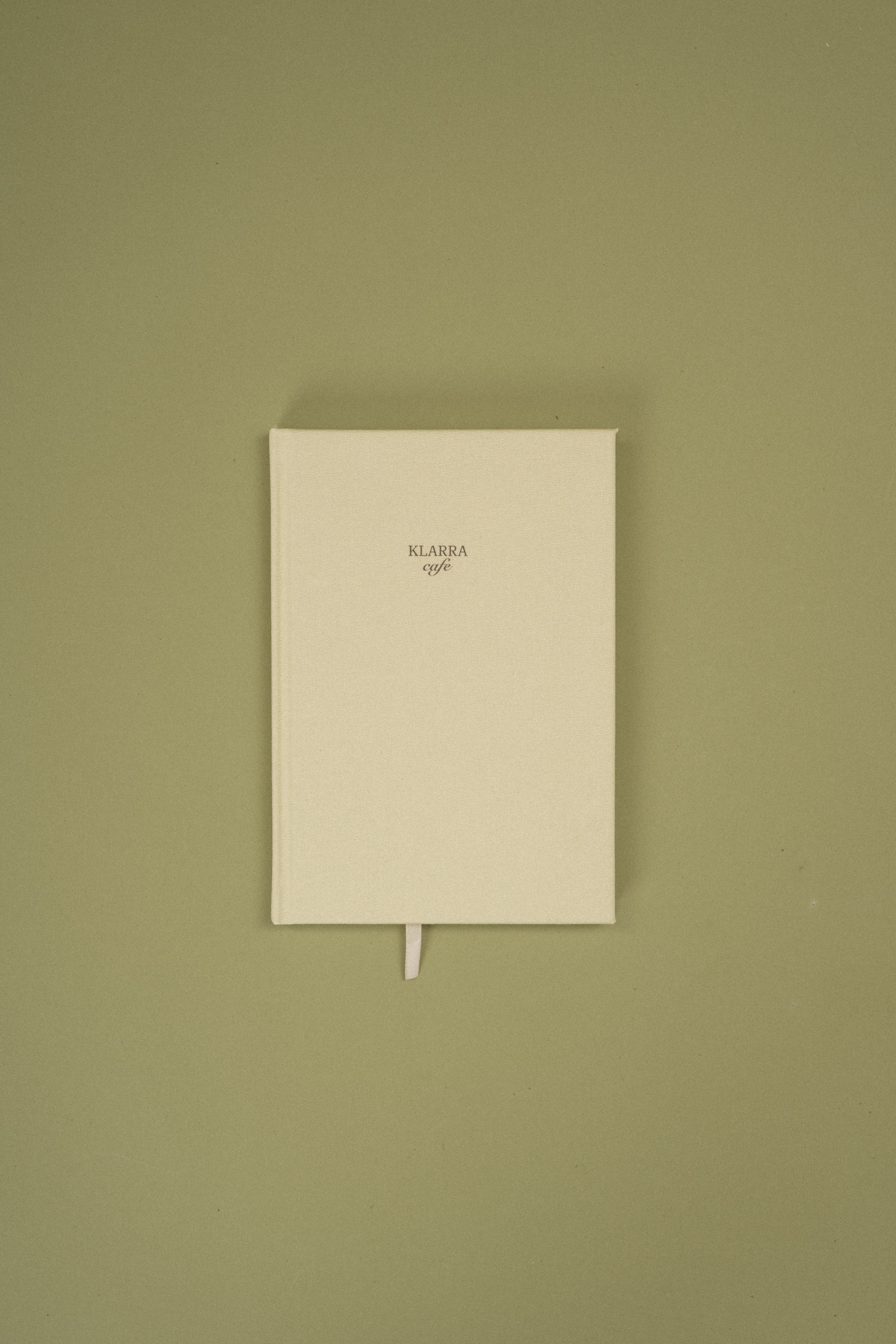 KLARRA CAFE NOTEBOOK in Light Sage