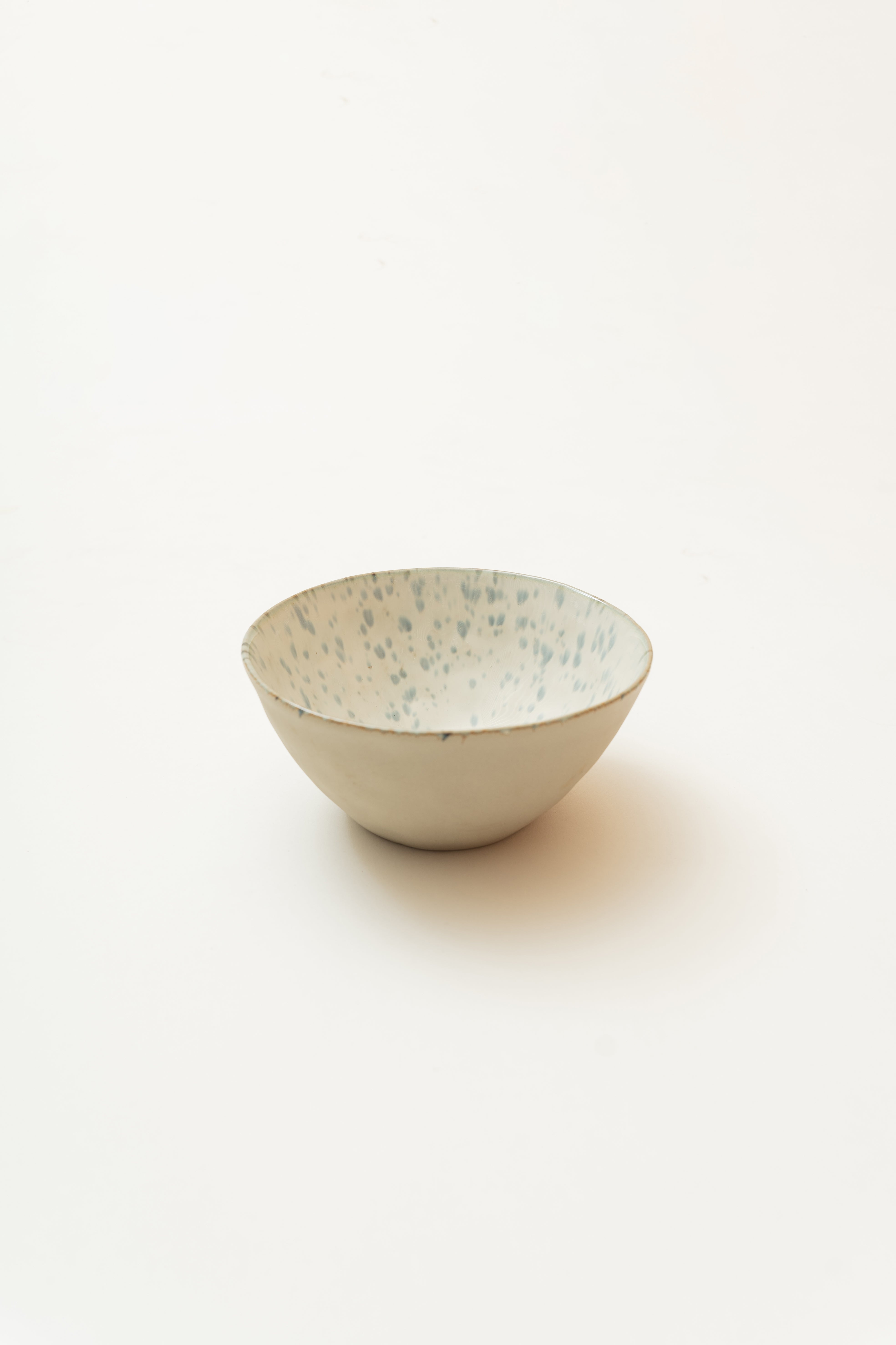 Glazed Bowl in Speckled Stone Blue