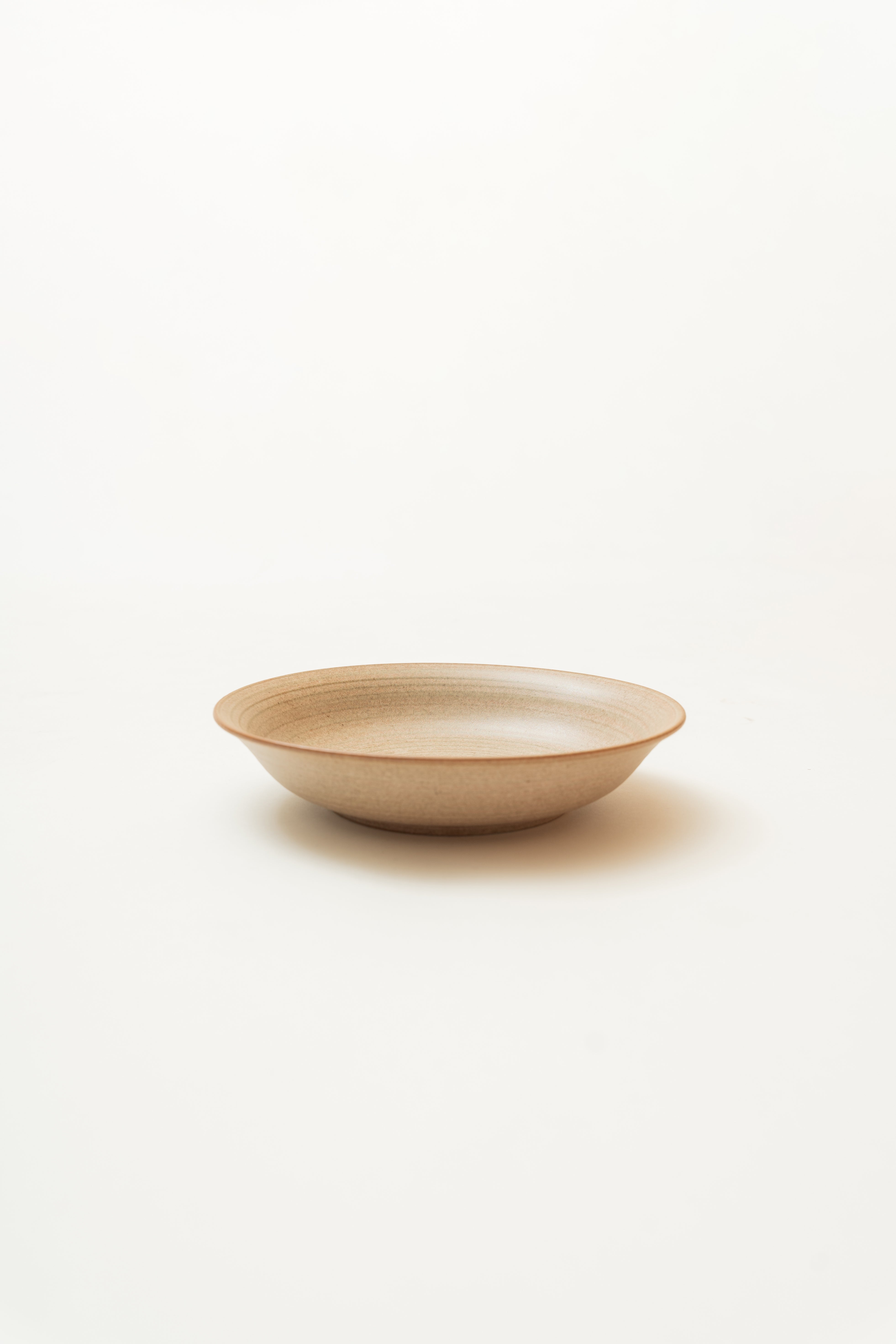 Earthenware Plate in Warm Stone