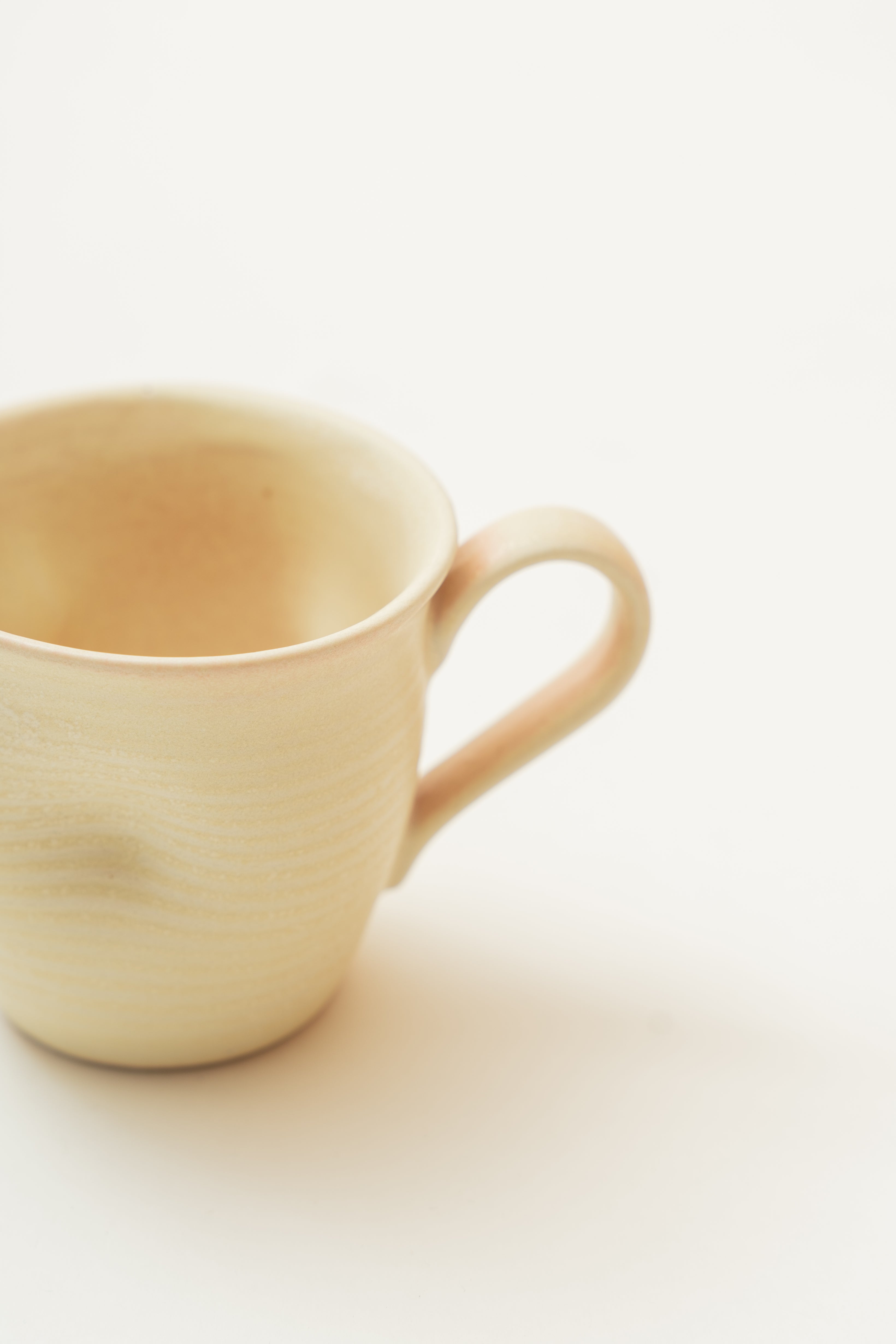 Organically Sculpted Mug in Peach Dust