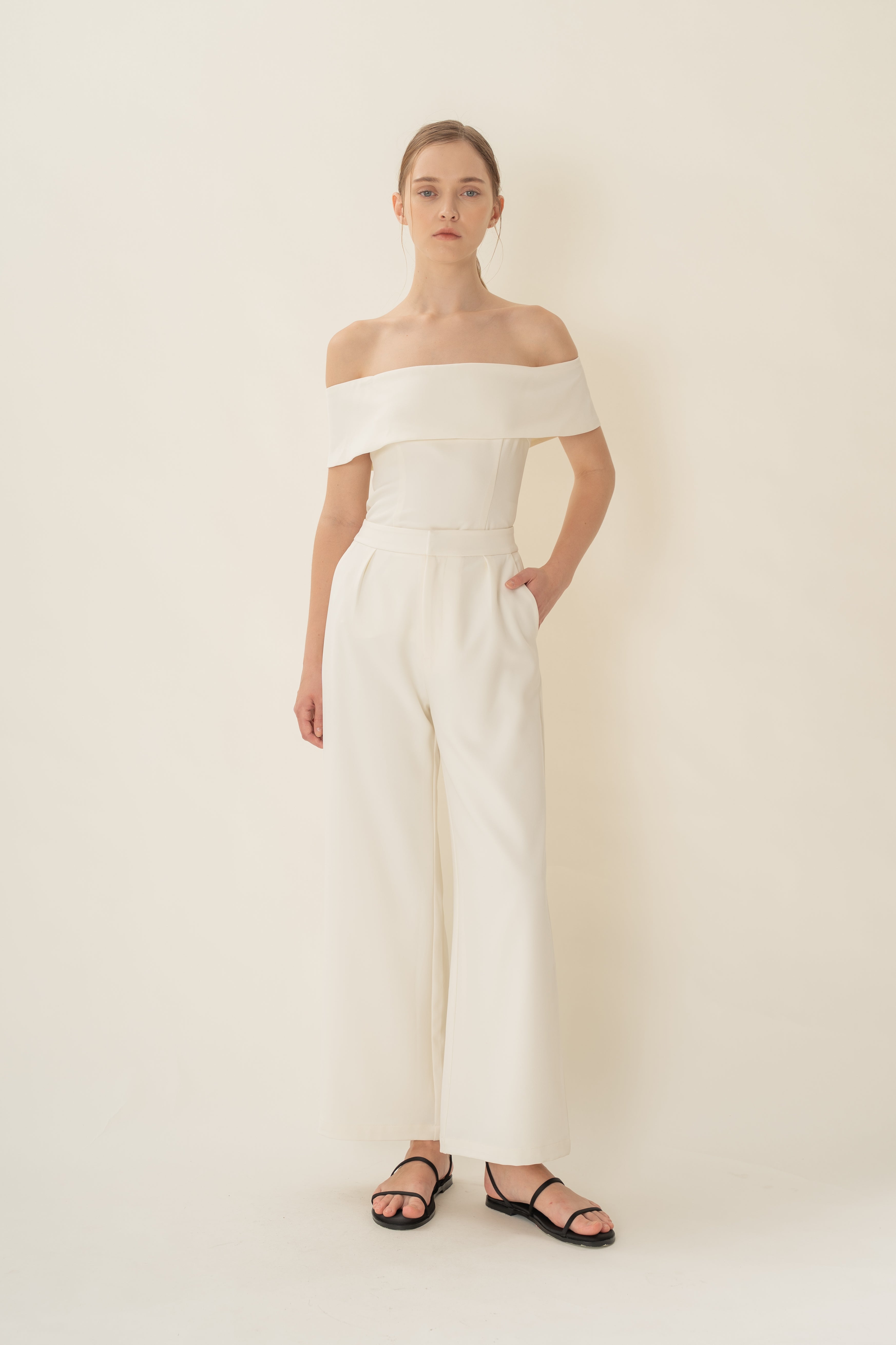 Suiting Trousers in Ivory