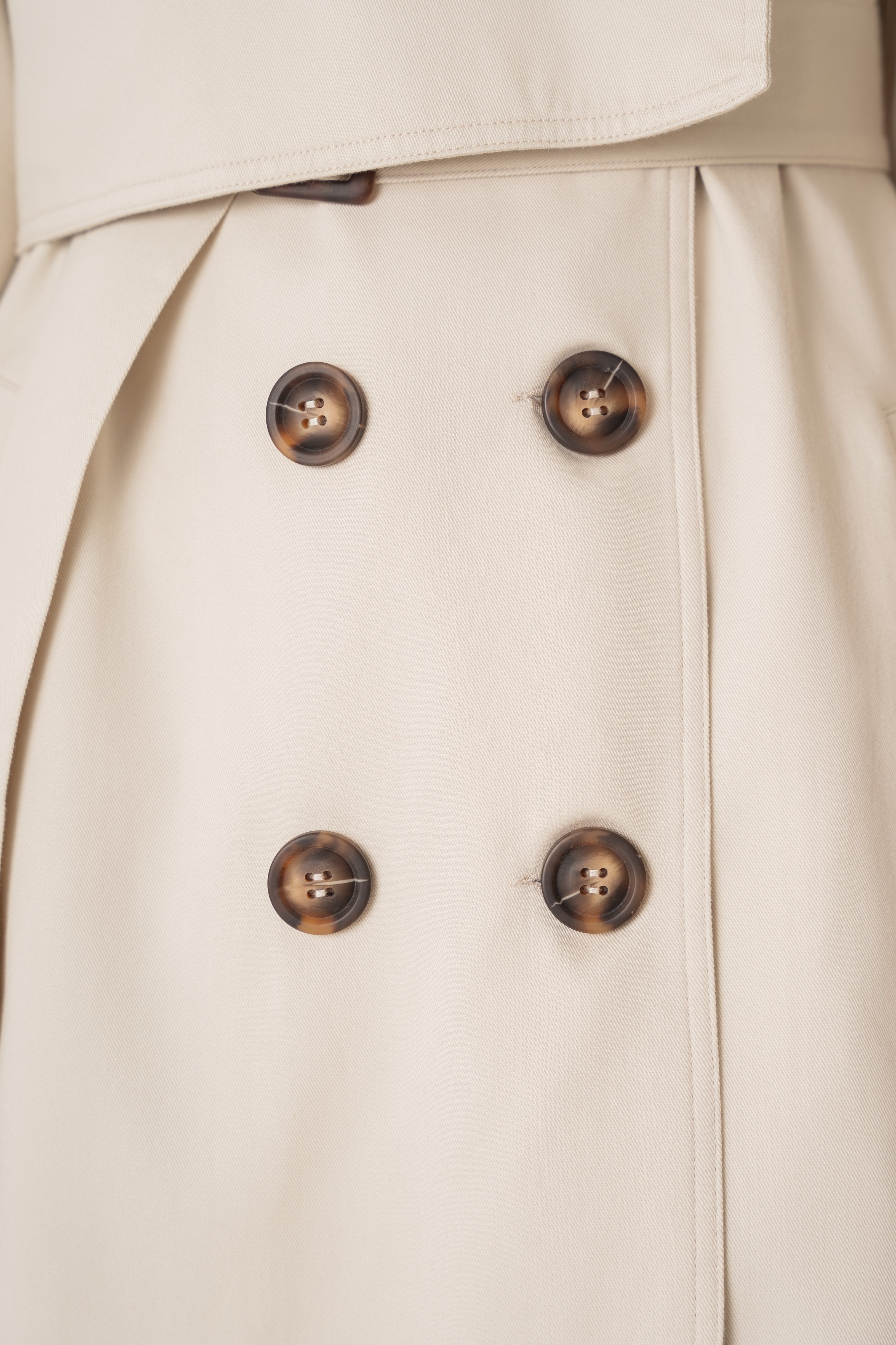 Long Trench Coat in Natural