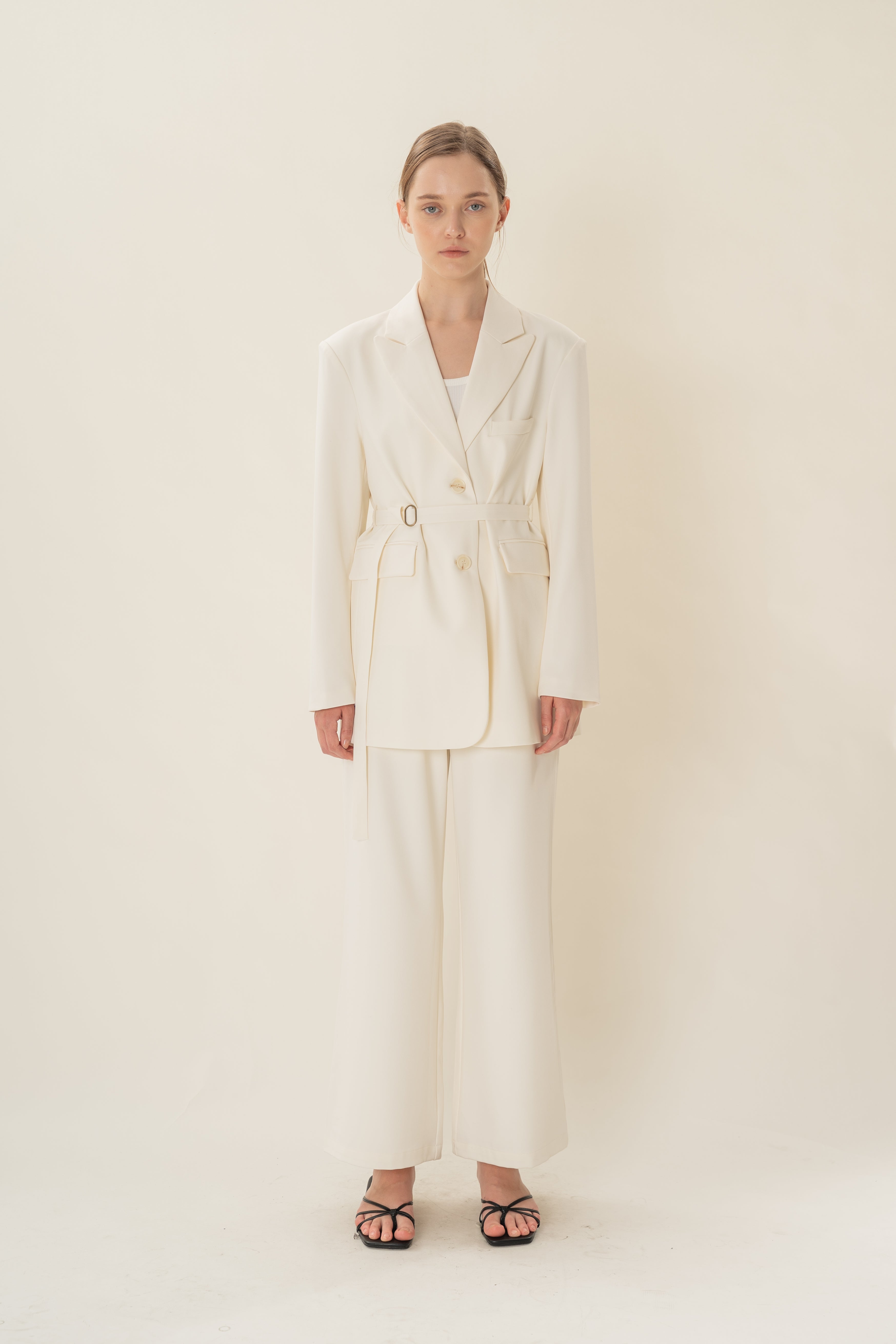 Oversized Blazer in Ivory