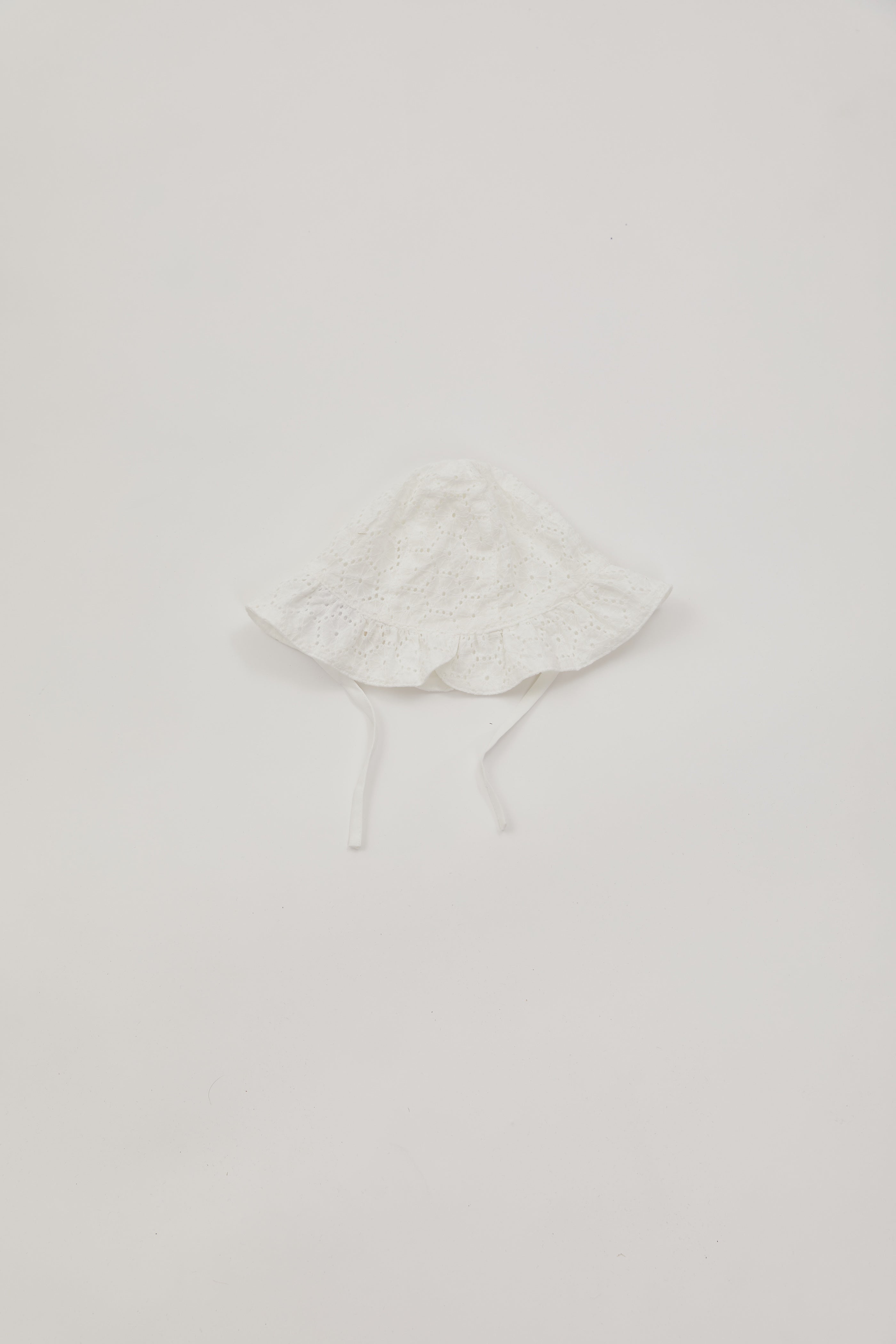Mini Cotton Frilled Hat in Crochet