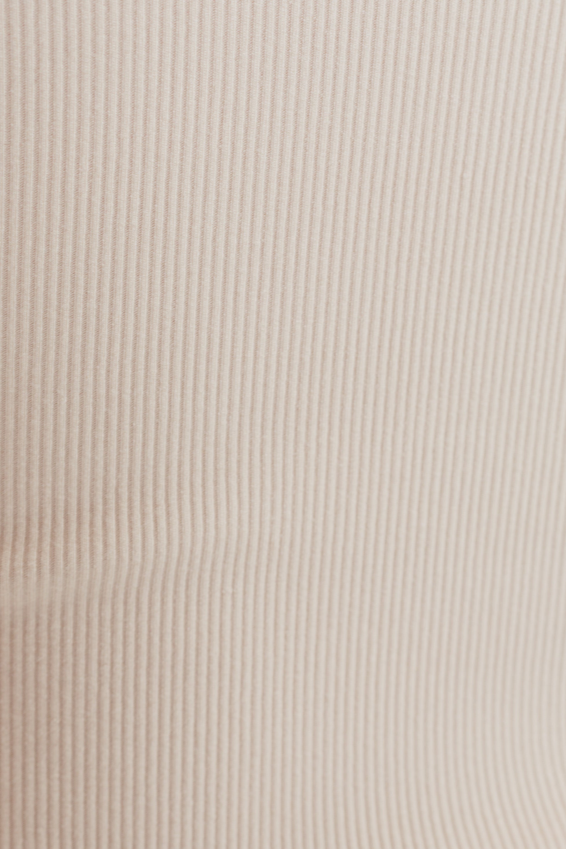 Round Neck Tank Top in Almond