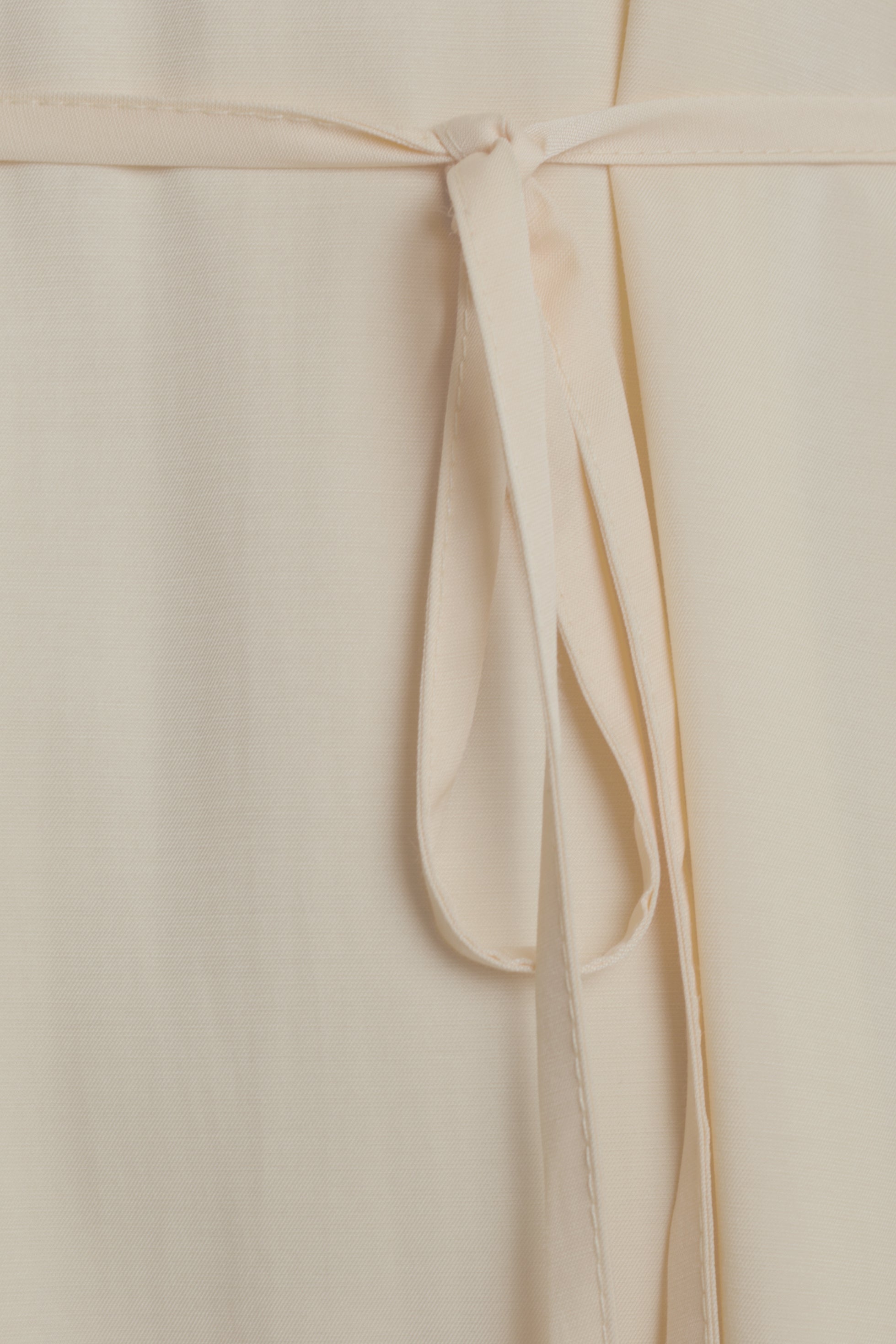 Cotton Blend Tiered Maxi Dress in Cream