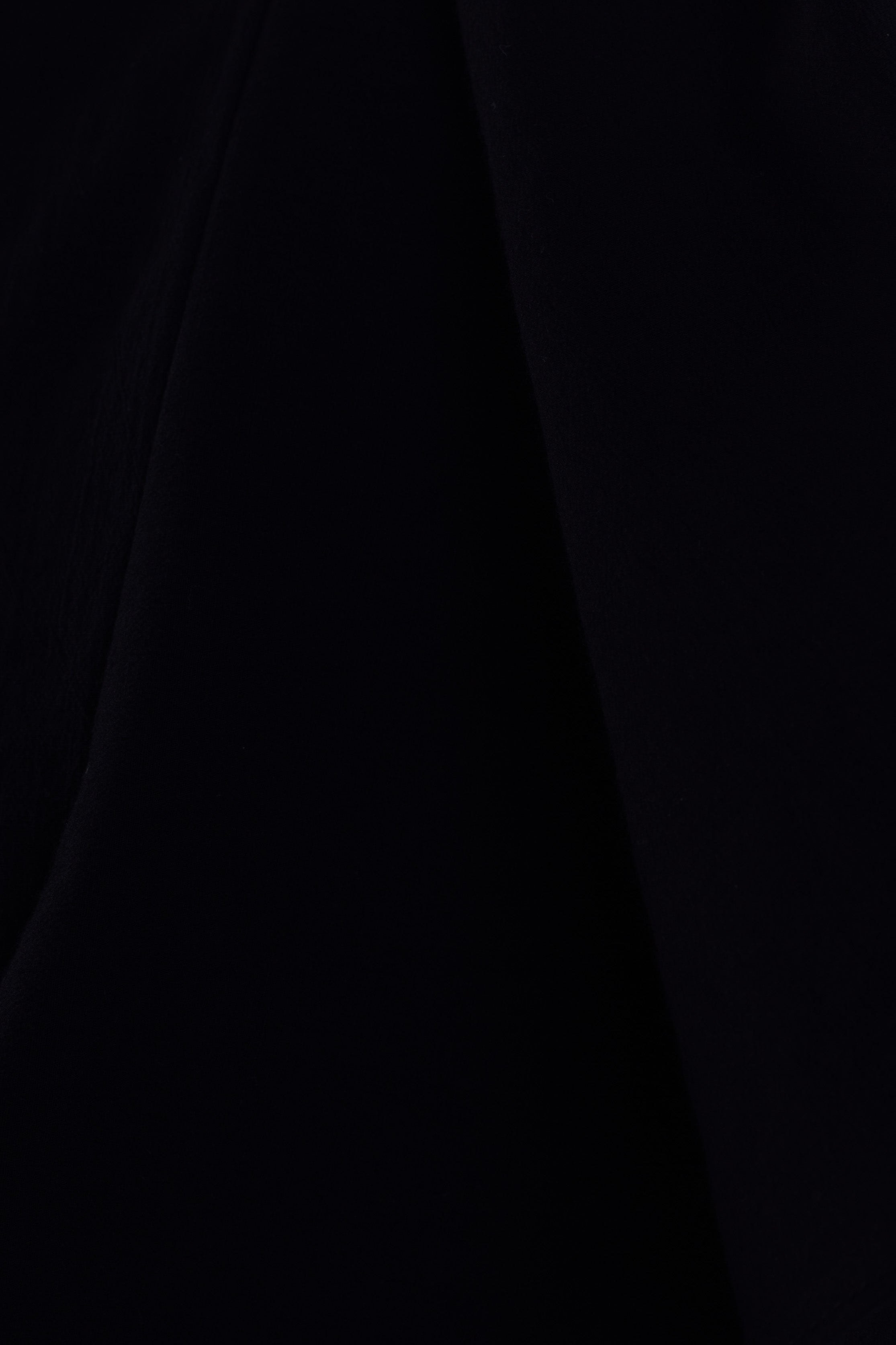 Toga Top with Frilled Sleeve in Black (Sale)