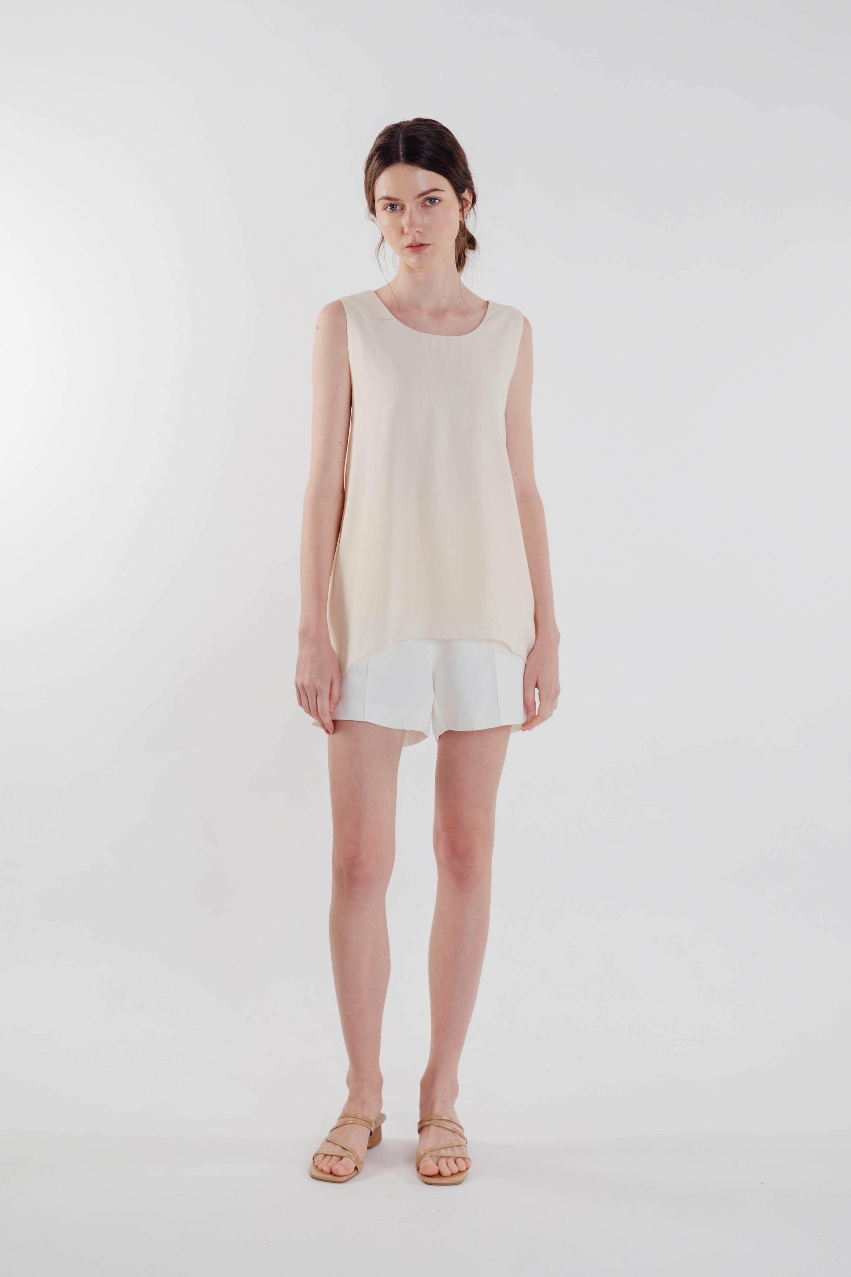 Two-way Asymmetrical Top in Soft Yellow (Sale)