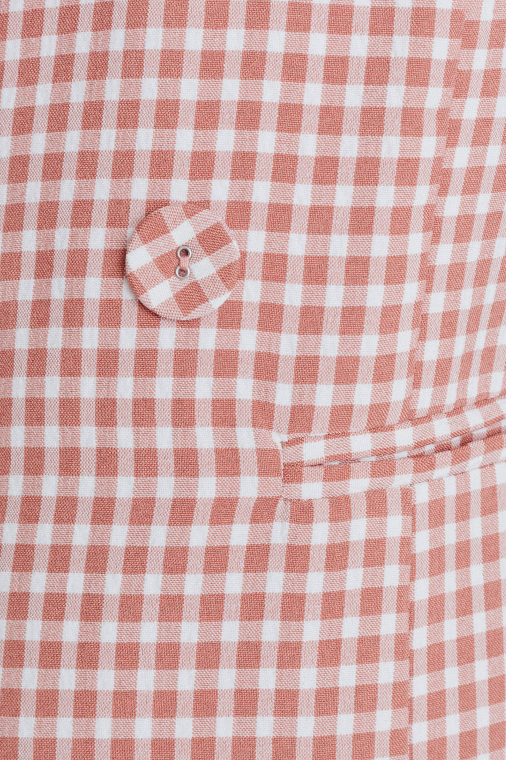 Gingham Blazer in Rose (Sale)