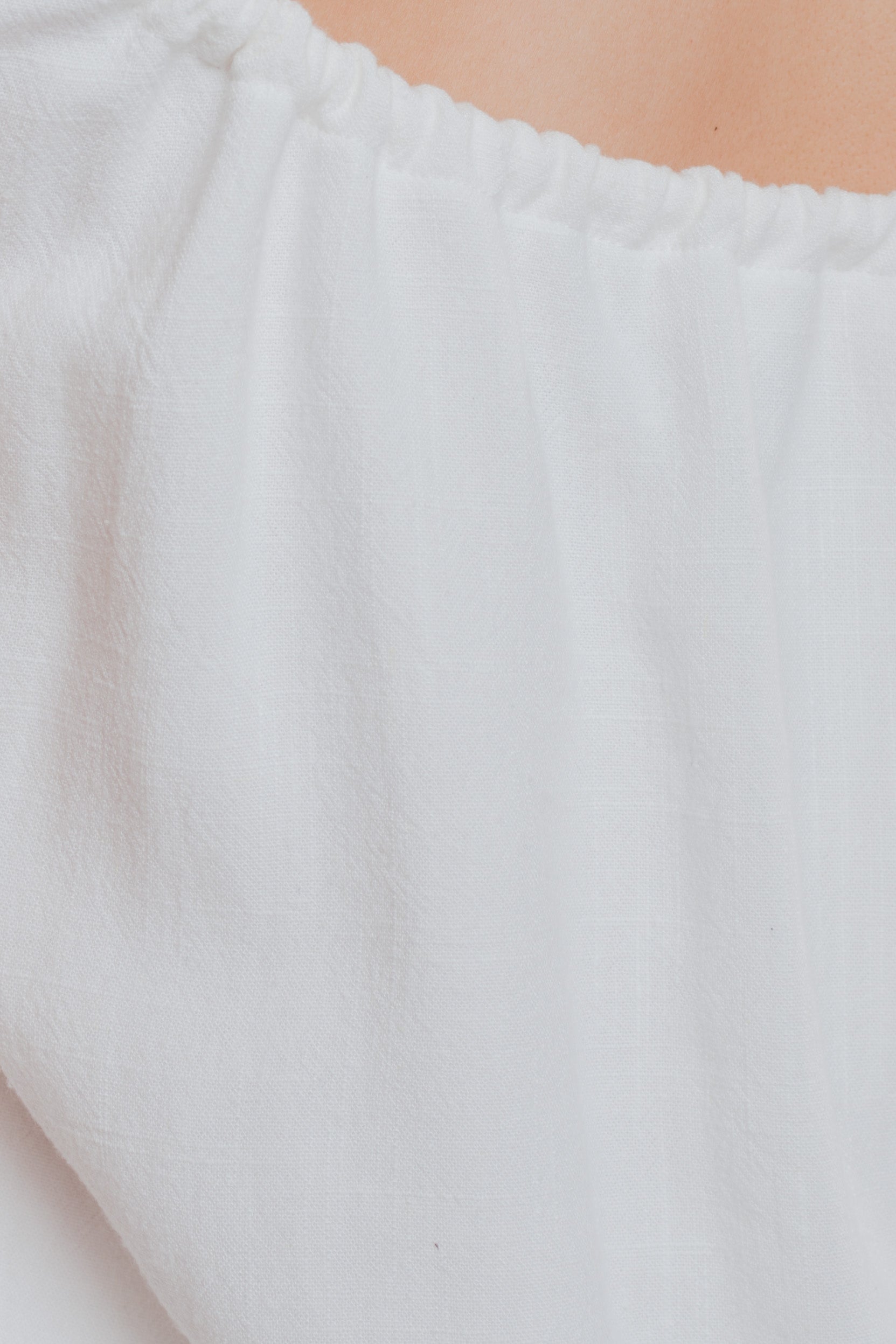 Linen Strap Top in Oatmeal