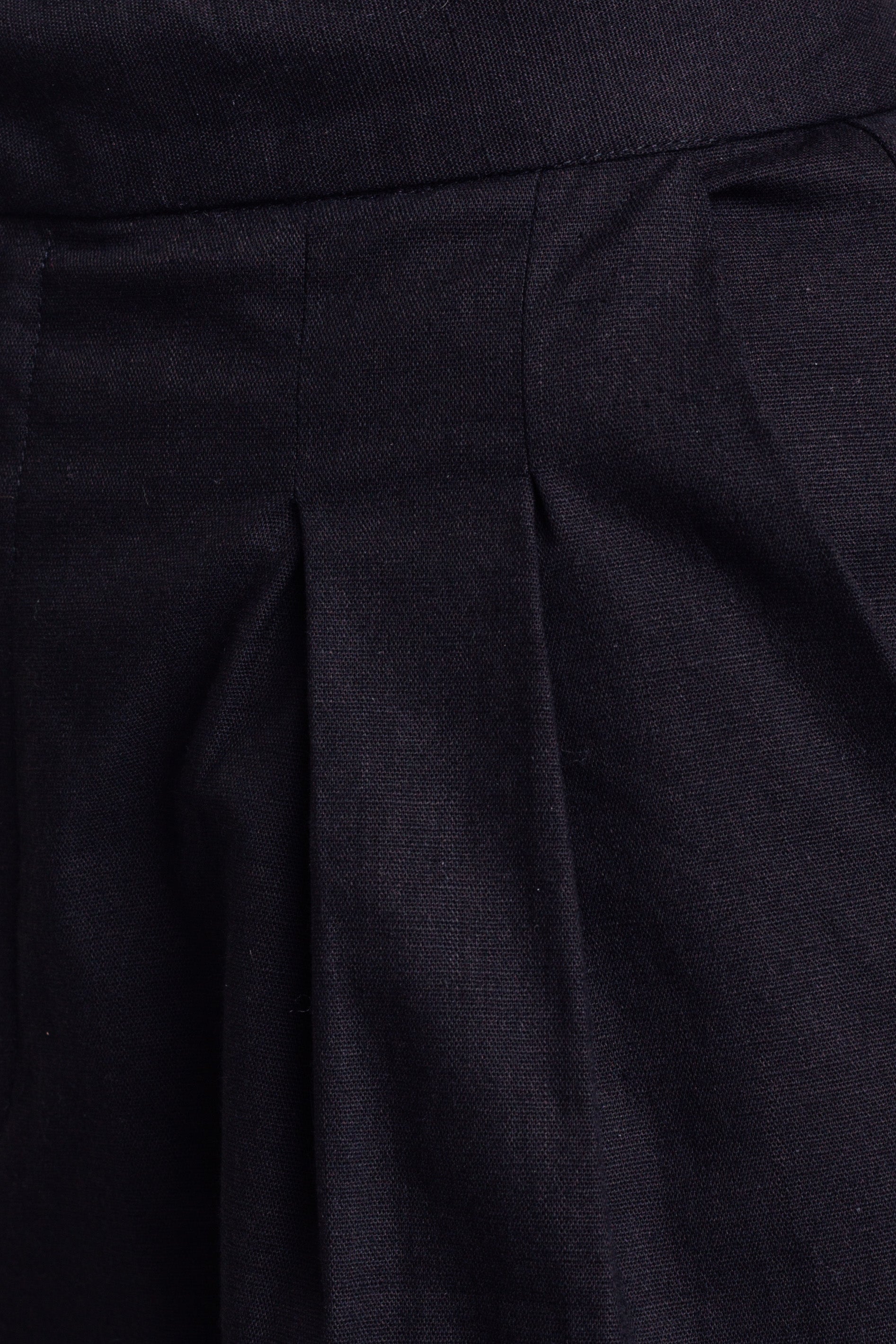 Linen Pants in Black (Sale)
