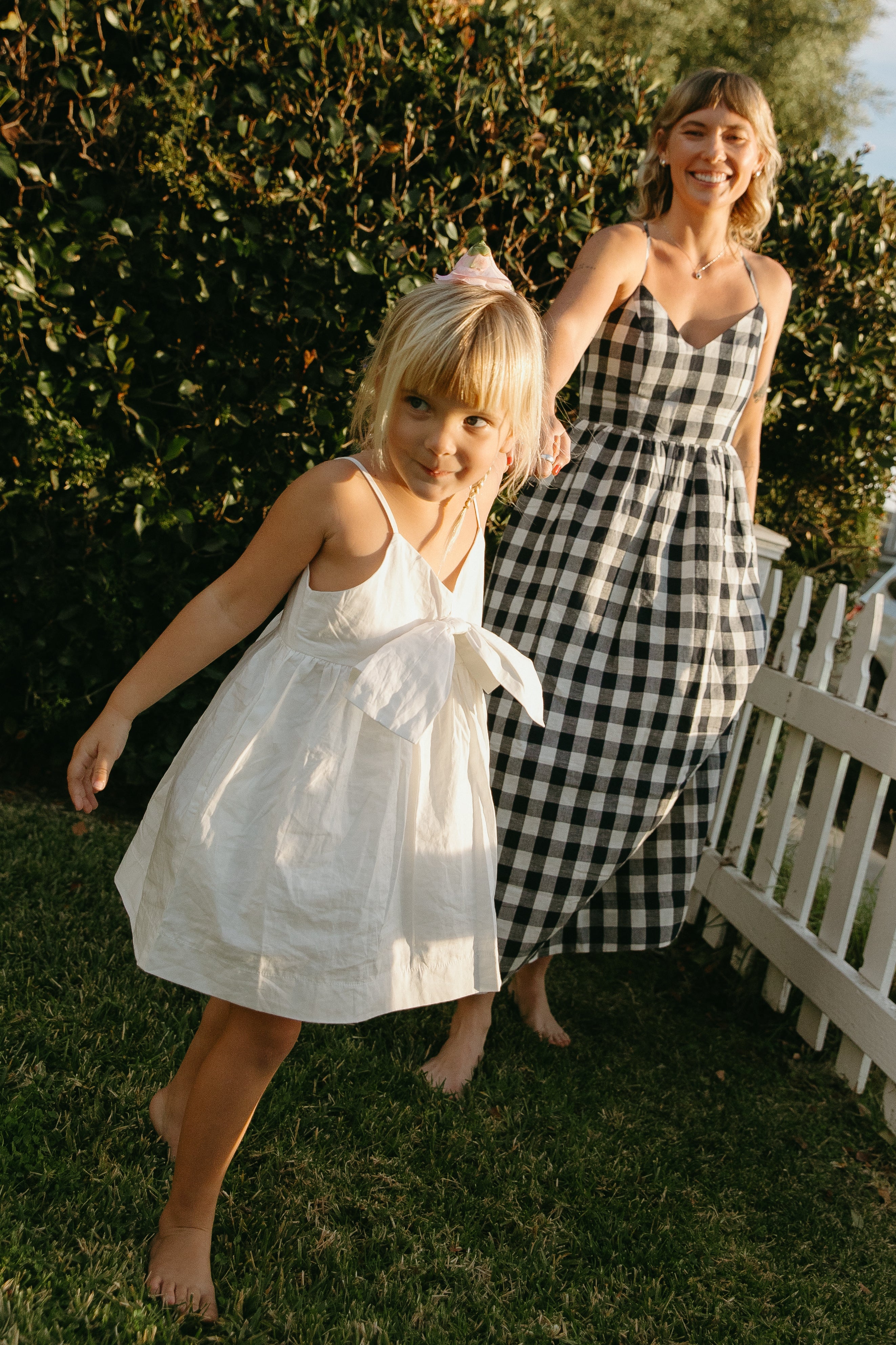 Mini Sleeveless Dress With Detachable Bow in White