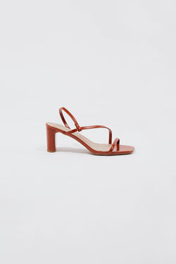 Faye Heels in Burnt Orange