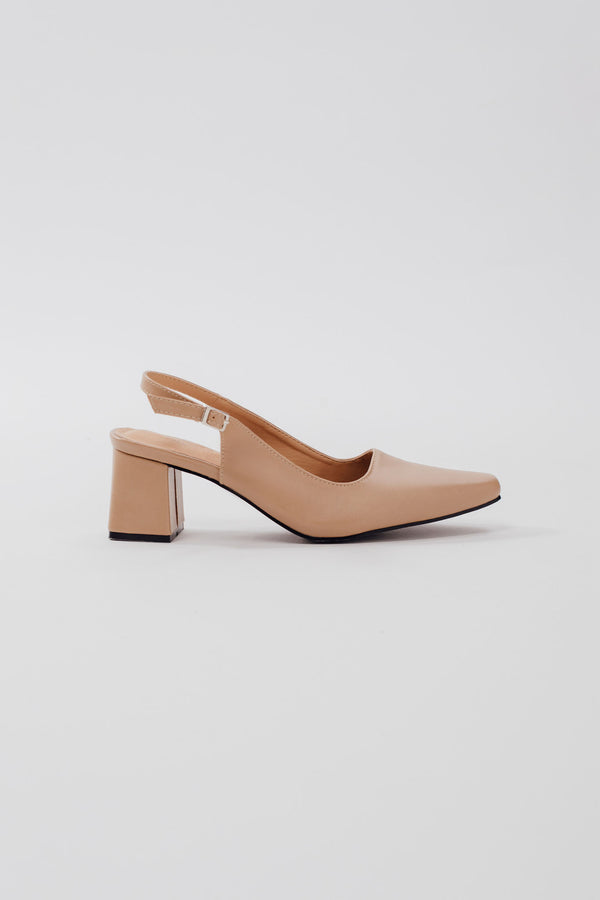 Mia Heels in Beige