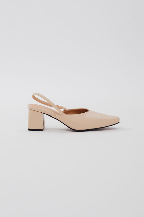 Talia Heels in Beige