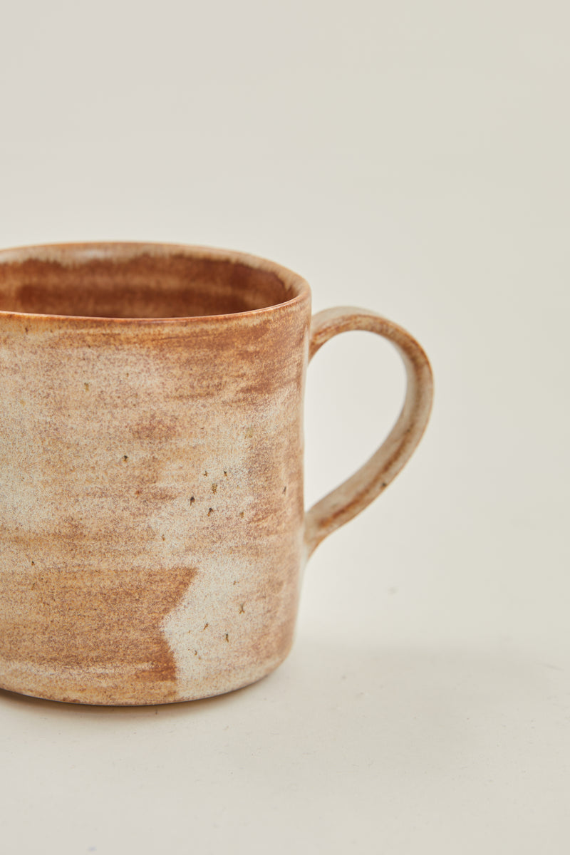 Mug with Organic Rim in Brownstone