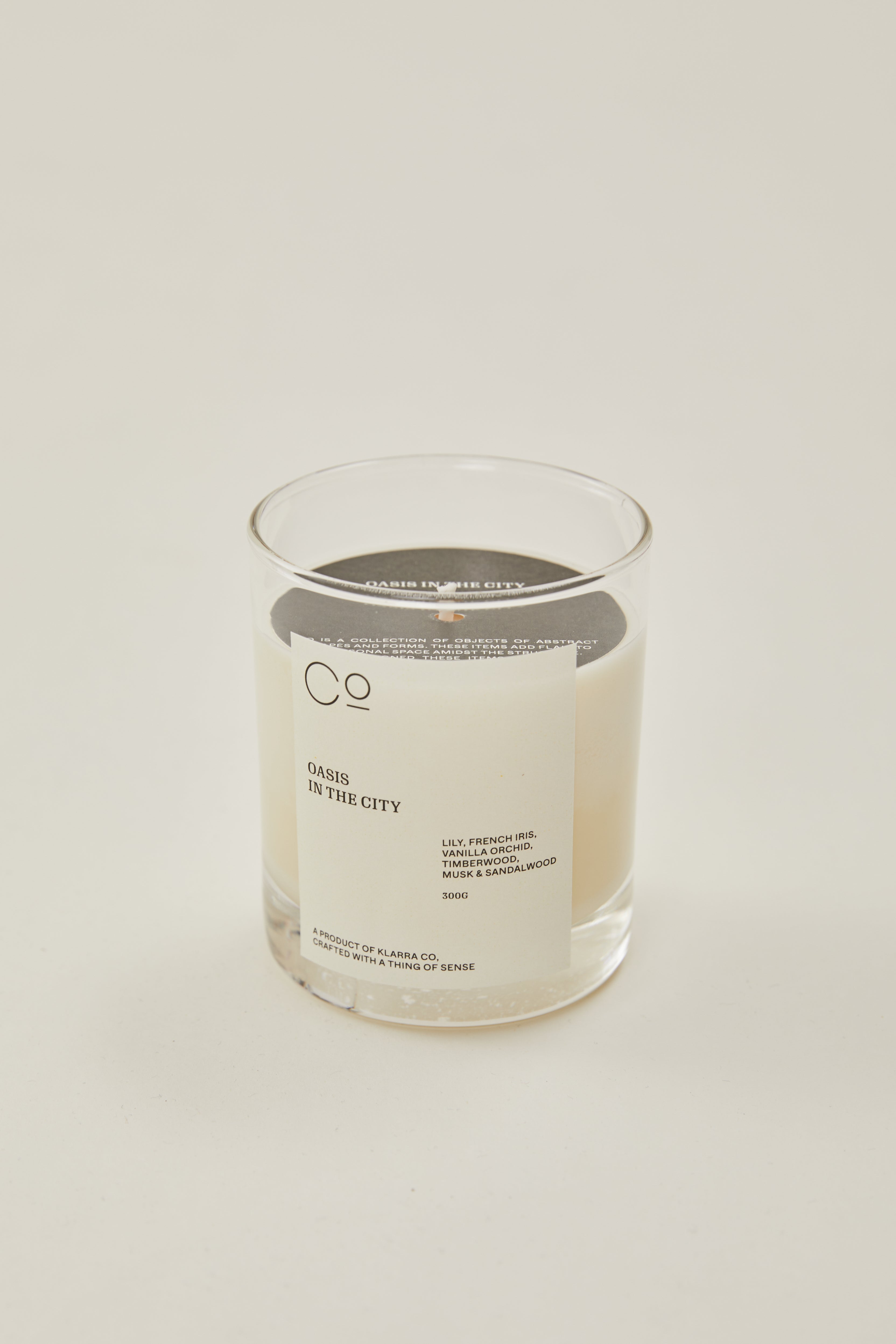 'Oasis in the City' Candle