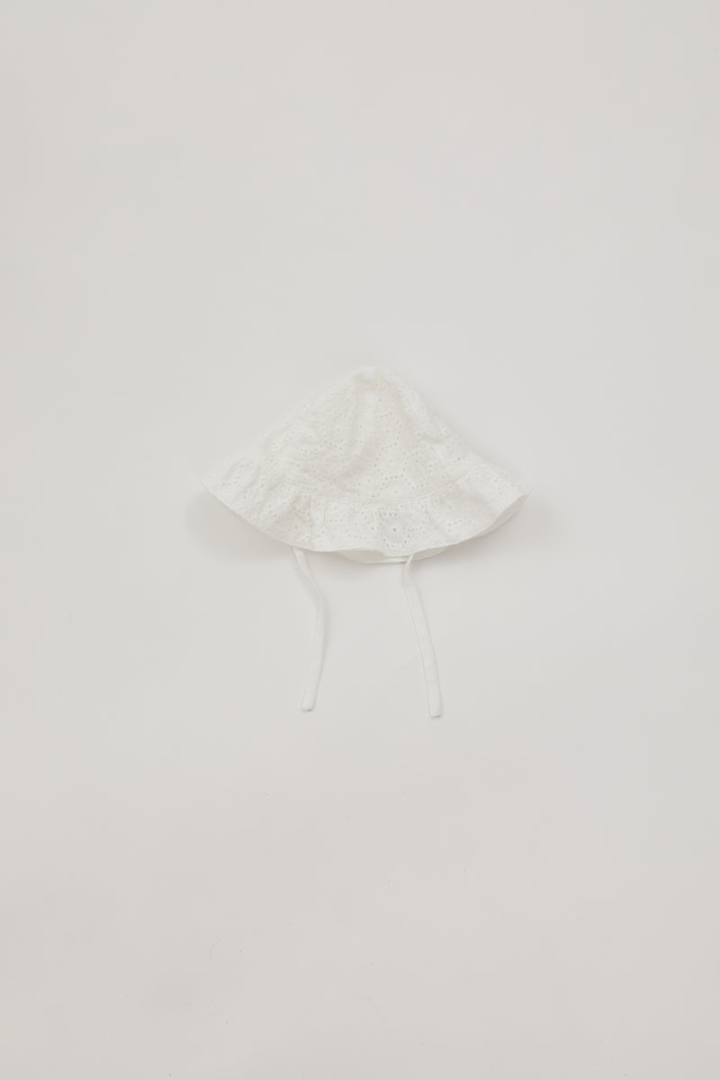 Mini Cotton Frilled Hat in Crochet