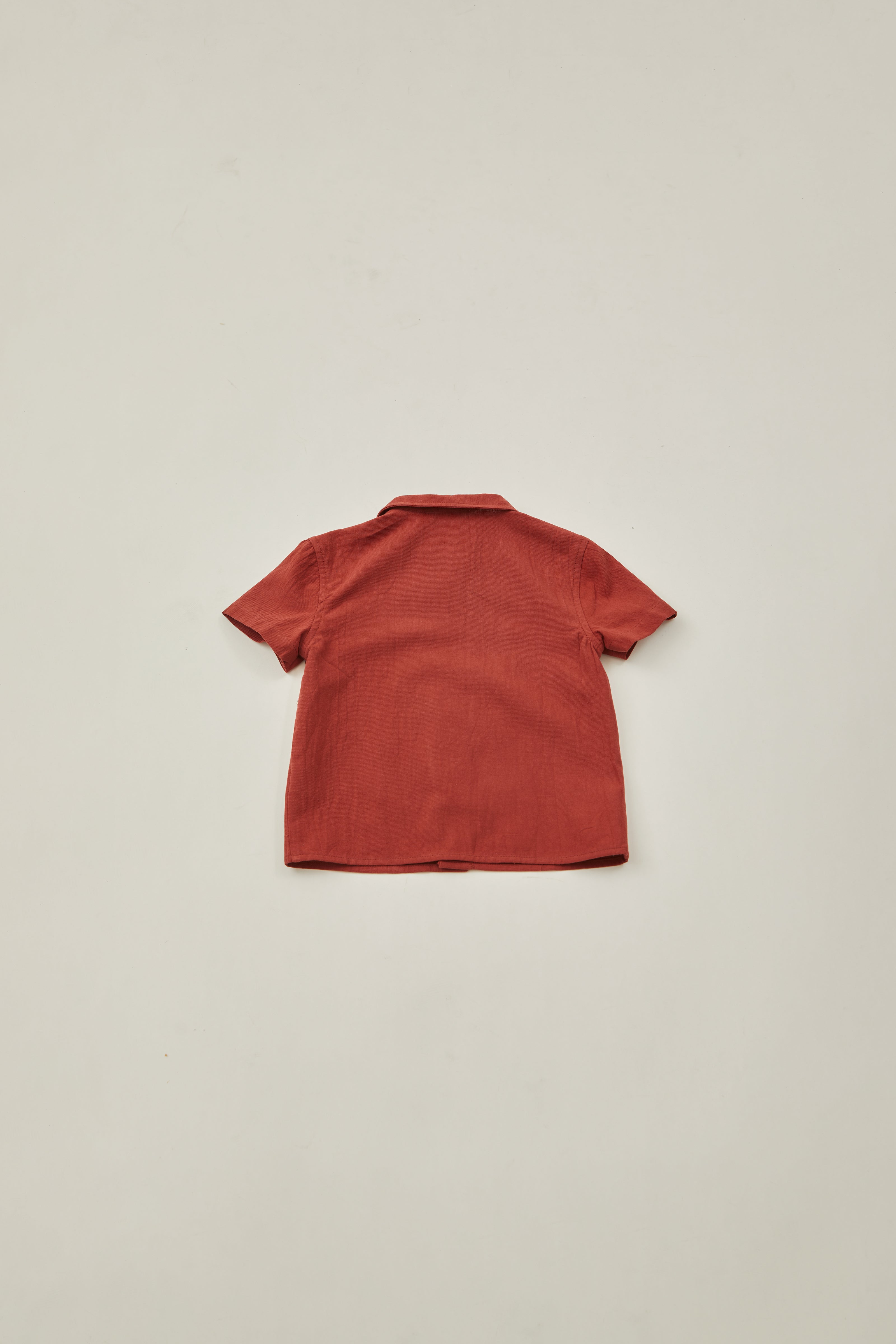 Mini Cotton Shirt in Sienna