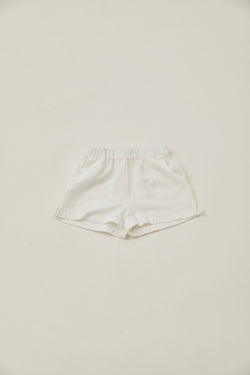 Mini Relaxed Shorts in White