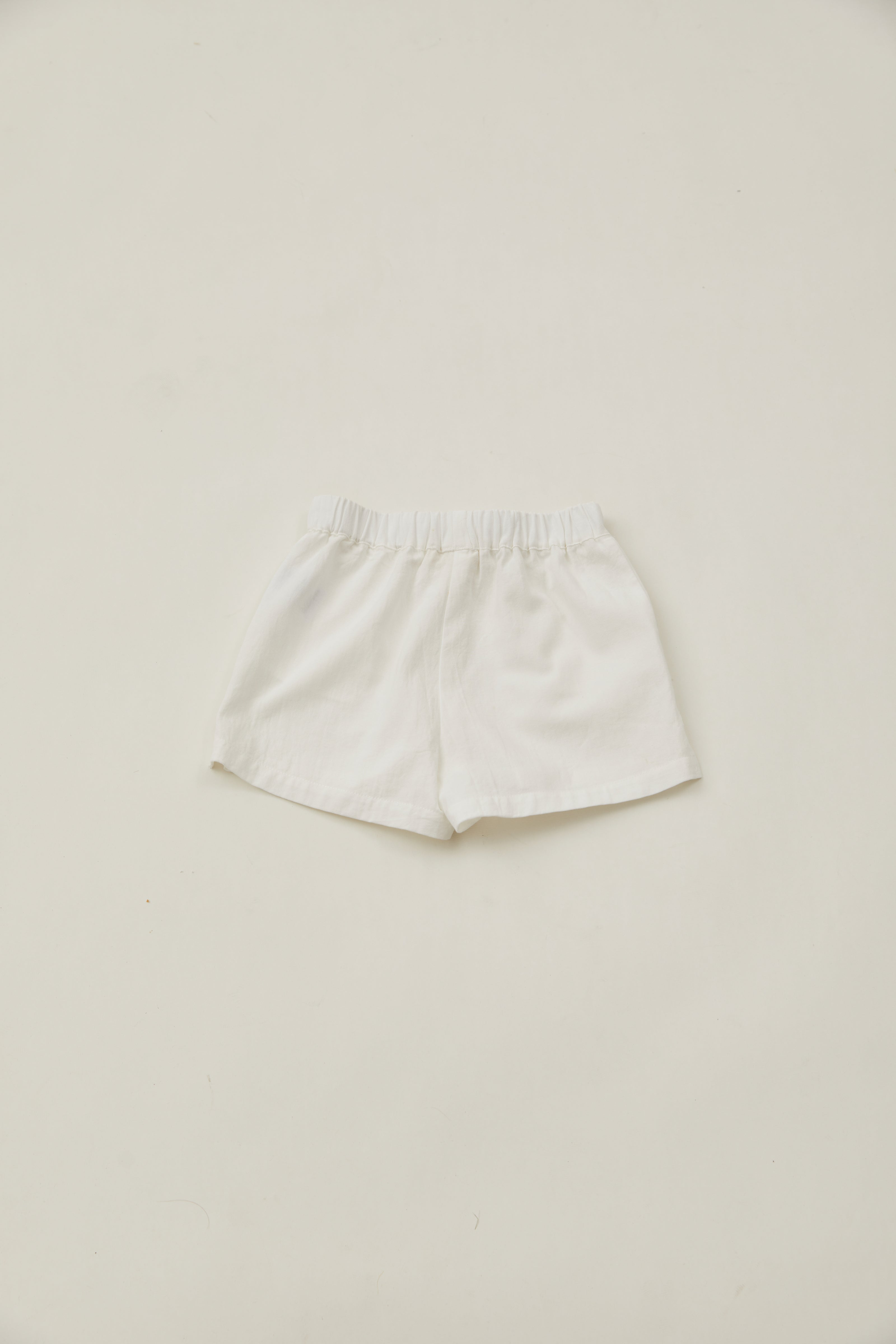 Mini Relaxed Shorts in White