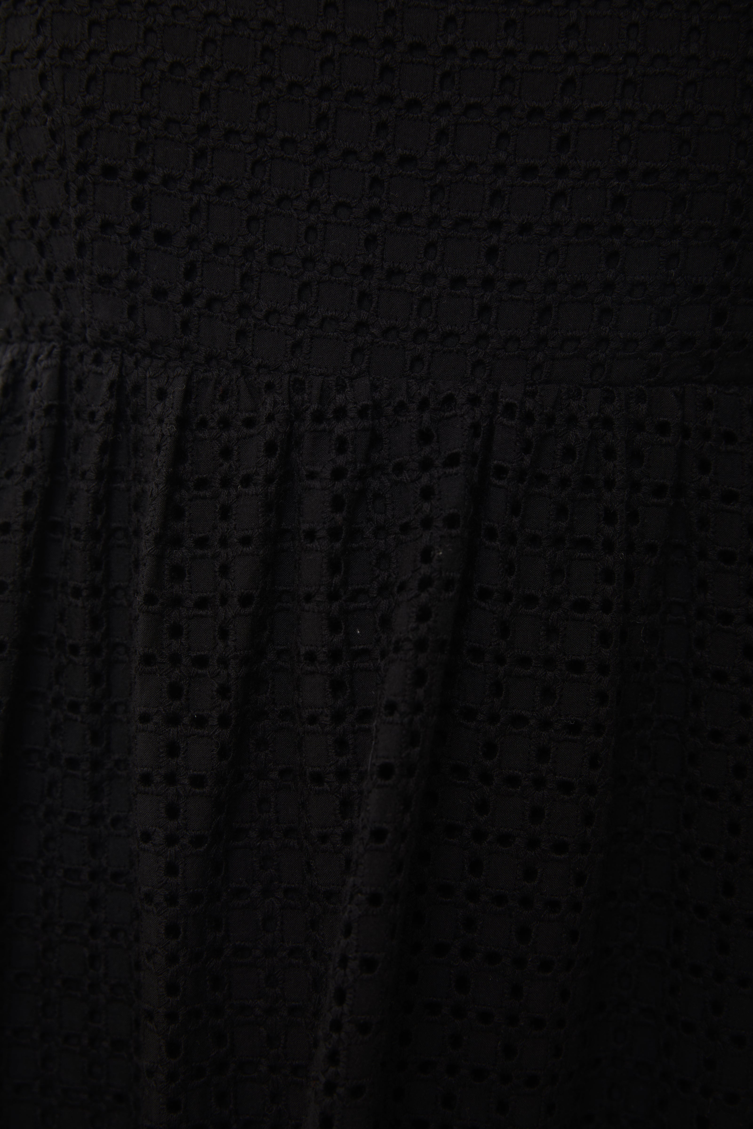 Maha Crochet Cami Midi Dress in Black