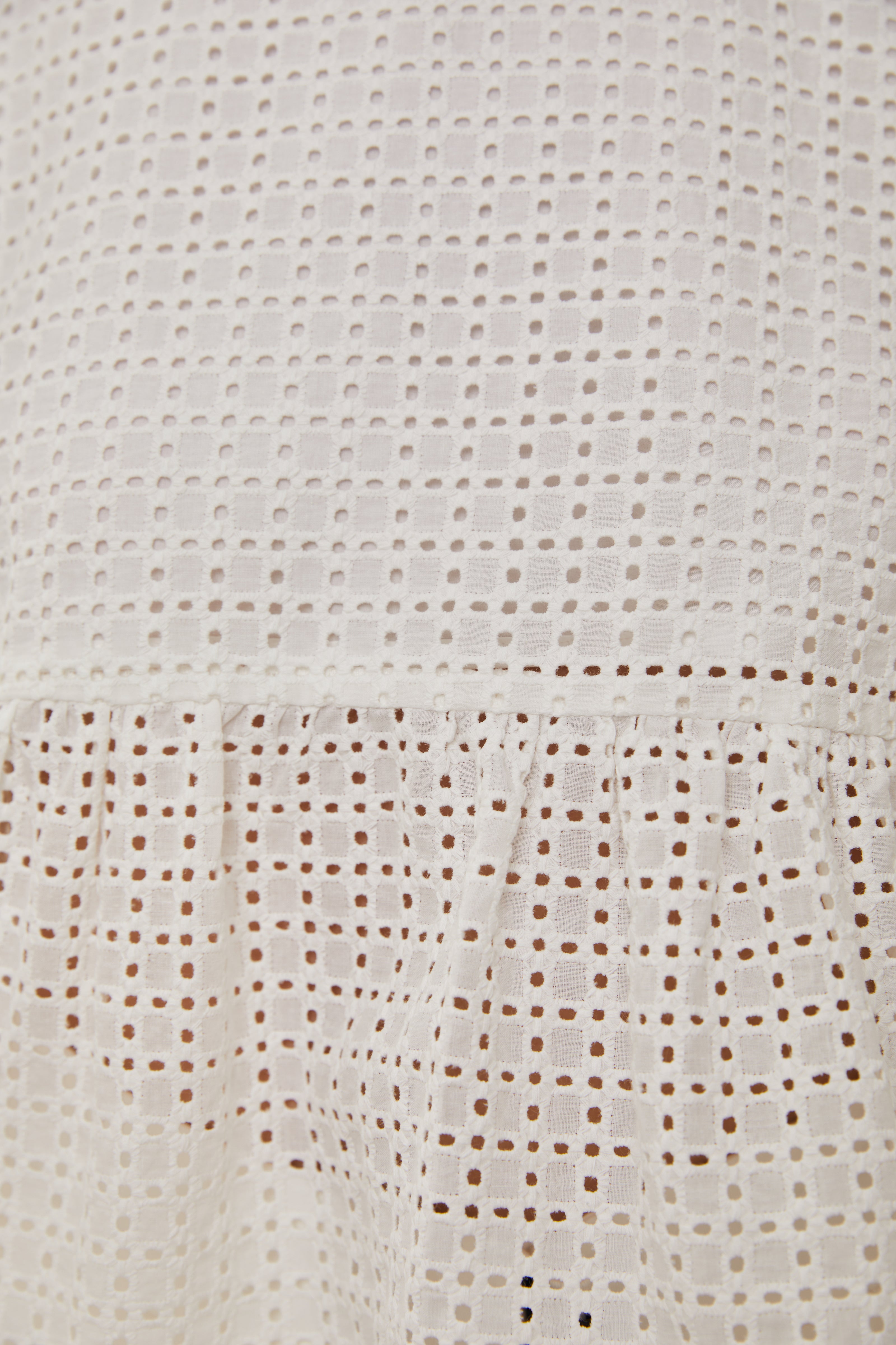 Maha Crochet Puffed Sleeved Blouse