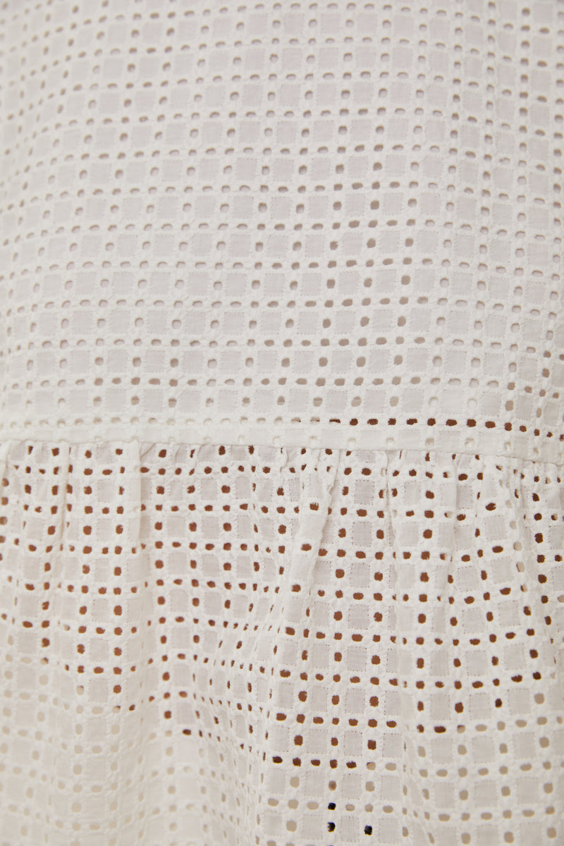 Maha Crochet Puffed Sleeved Blouse