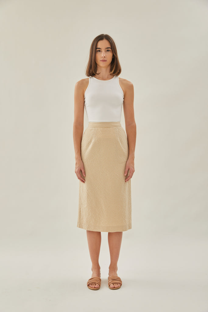 Classic Straight Skirt in Mellow