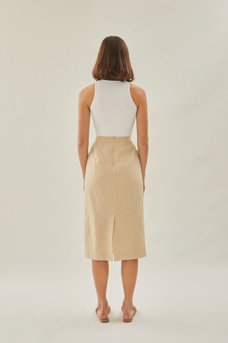Classic Straight Skirt in Mellow