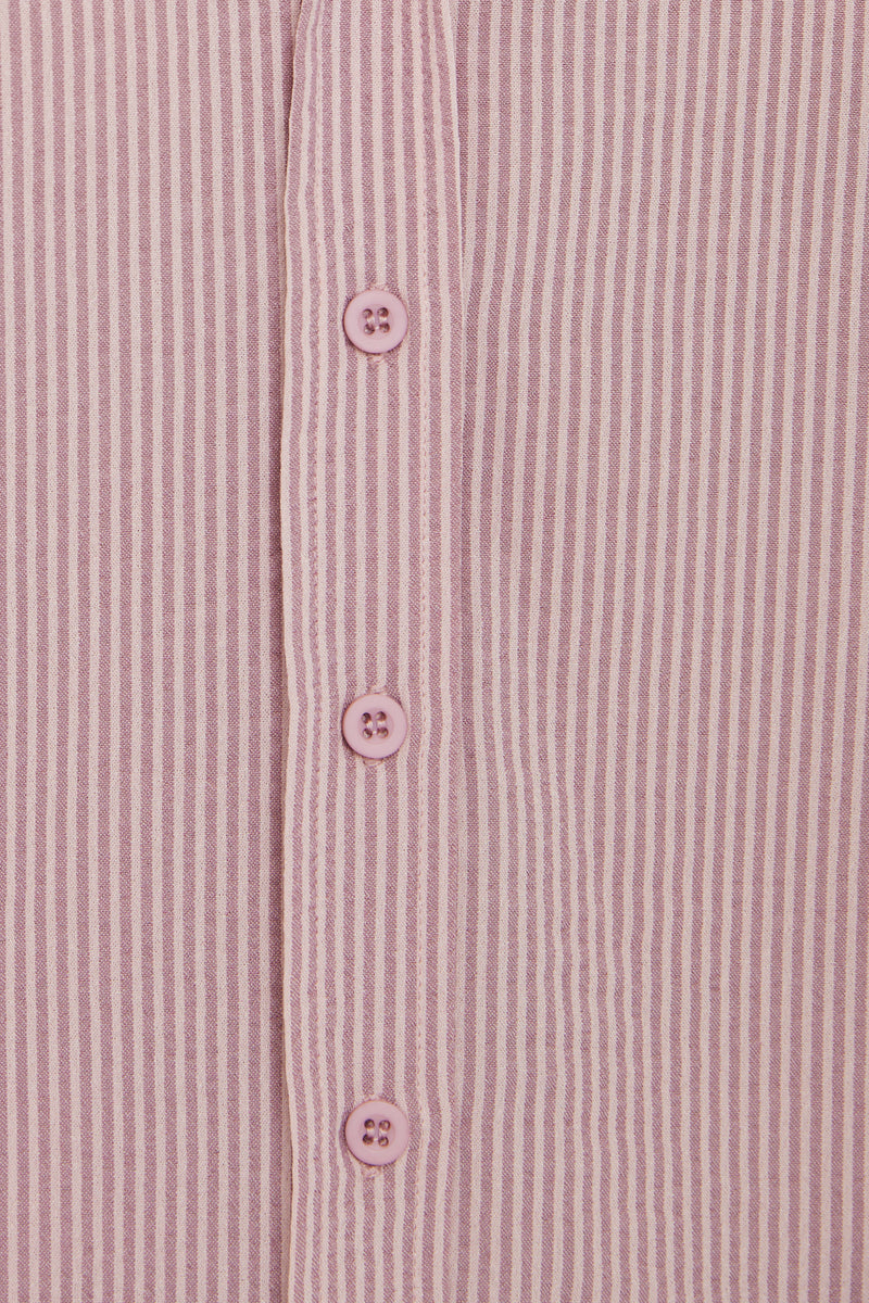 Buttondown Shirt in Stripe Pink