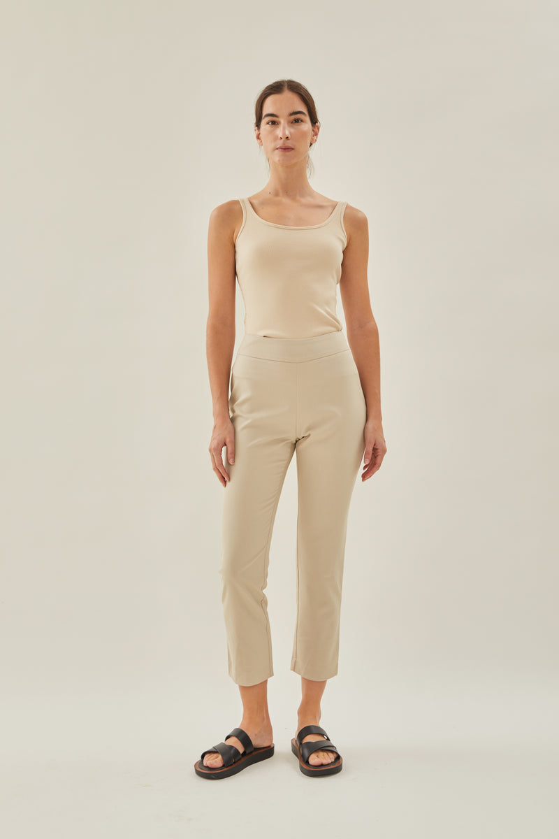 Tailored Trousers in Sand