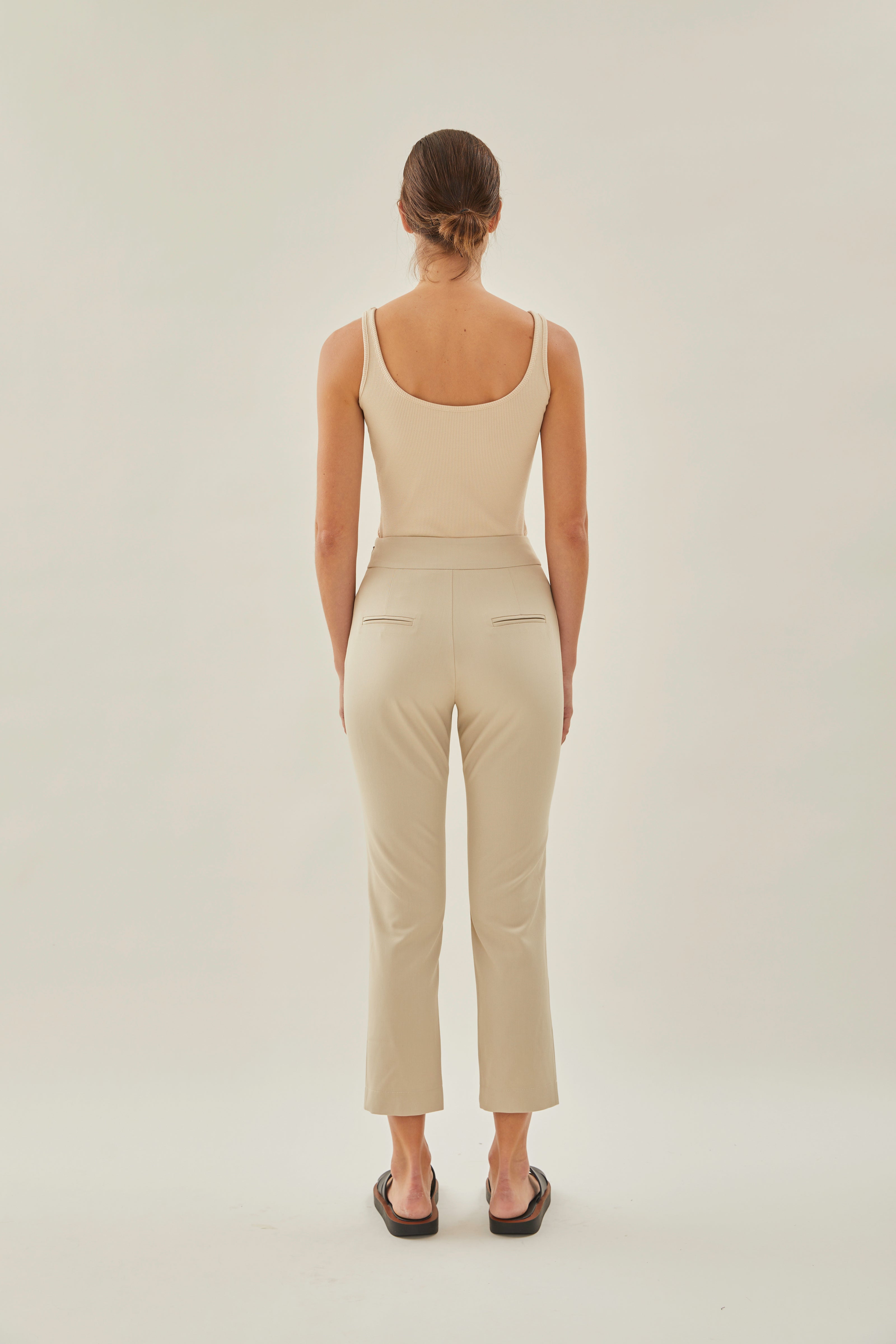 Tailored Trousers in Sand