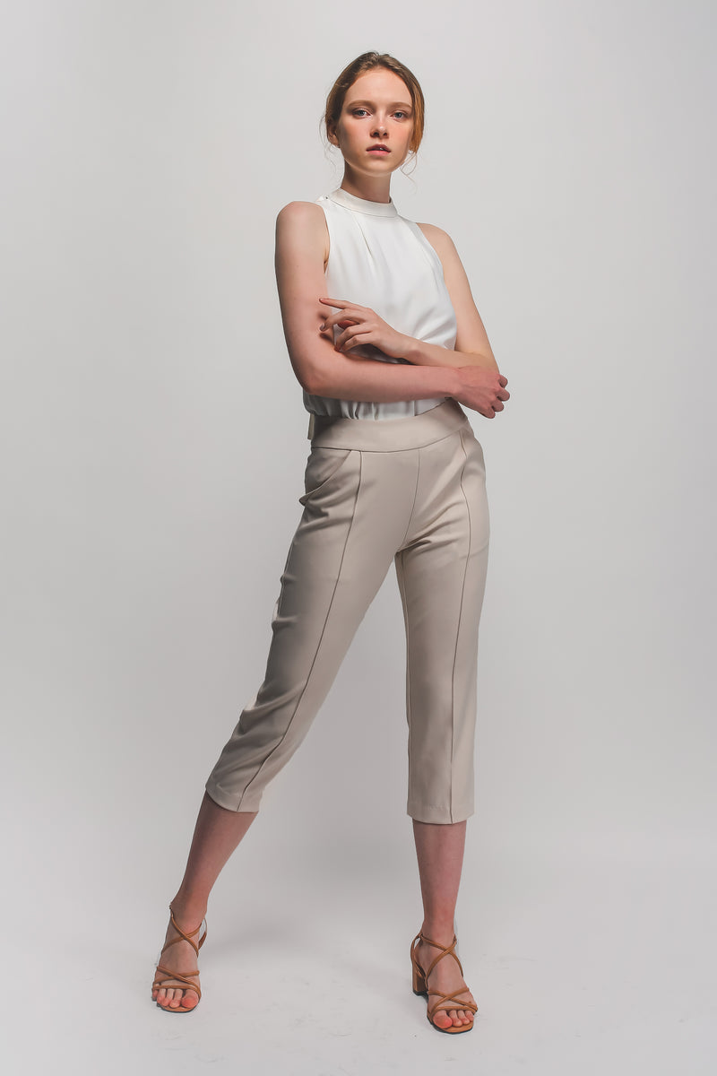 Tailored Cropped Trouser Black  Scanlan Theodore US