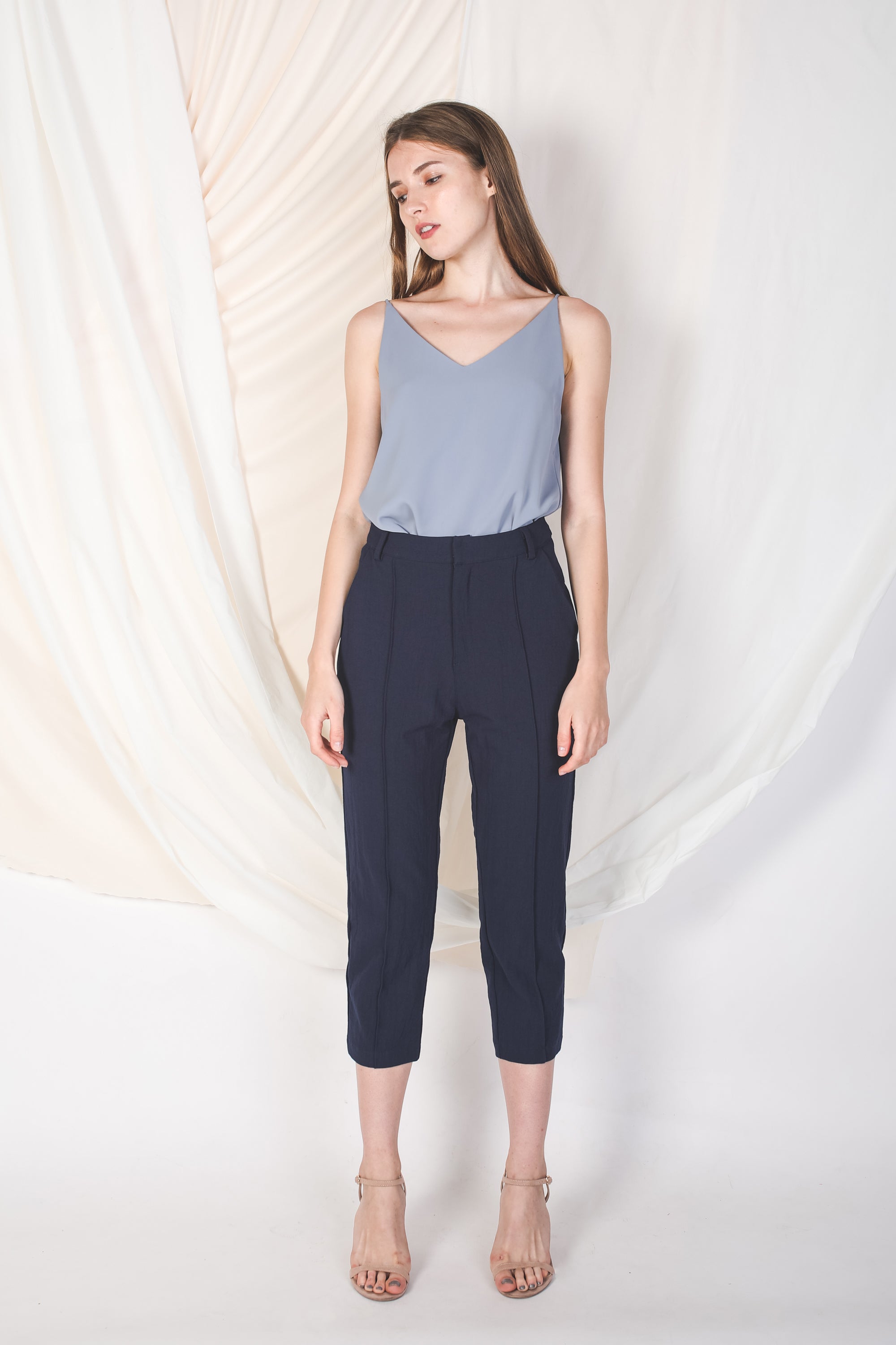 Tailored Pants in Navy
