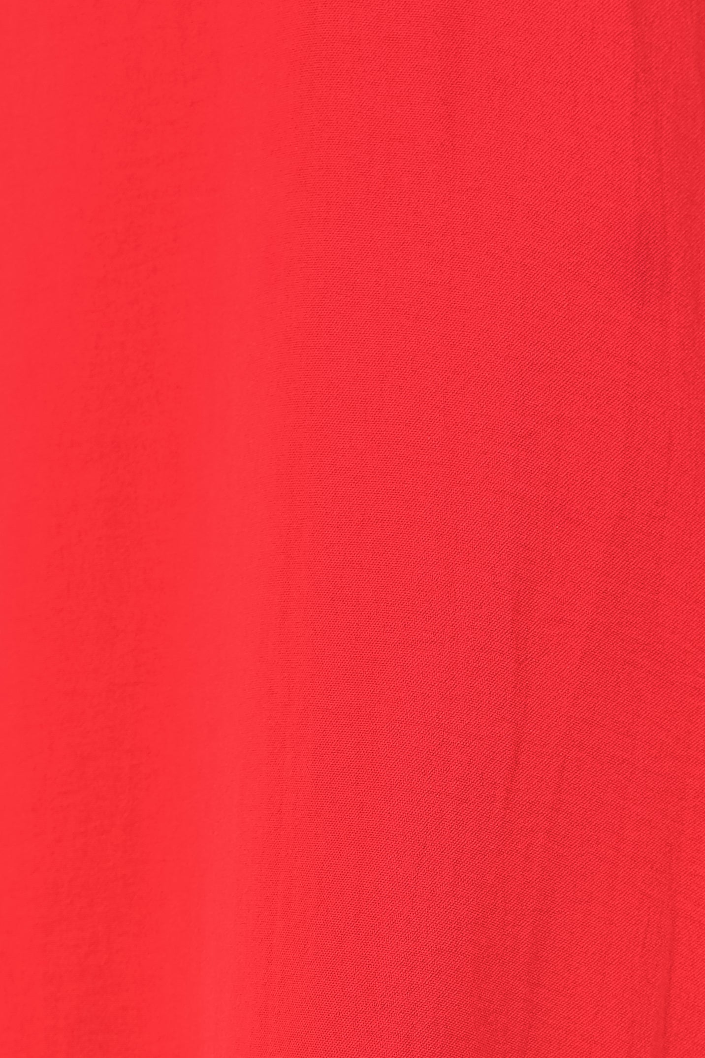 Ruffle Hem A-Line Dress In Red (Petite)