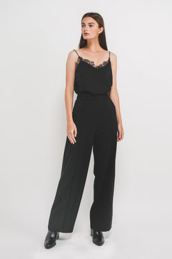 Classic Lace Camisole In Black